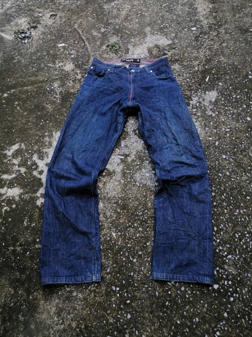 Japanese Brand × No Future No Future Full Rise Zipper Selvedge Denim Jeans Size US 28 / EU 44 - 1 Thumbnail