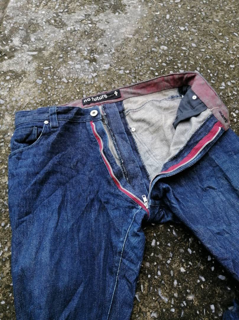 Japanese Brand × No Future No Future Full Rise Zipper Selvedge Denim Jeans Size US 28 / EU 44 - 4 Thumbnail