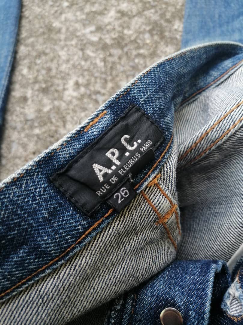 A.P.C. × Japanese Brand APC Made In Japan Selvedge Fly Button Denim Jeans Size US 26 / EU 42 - 5 Thumbnail