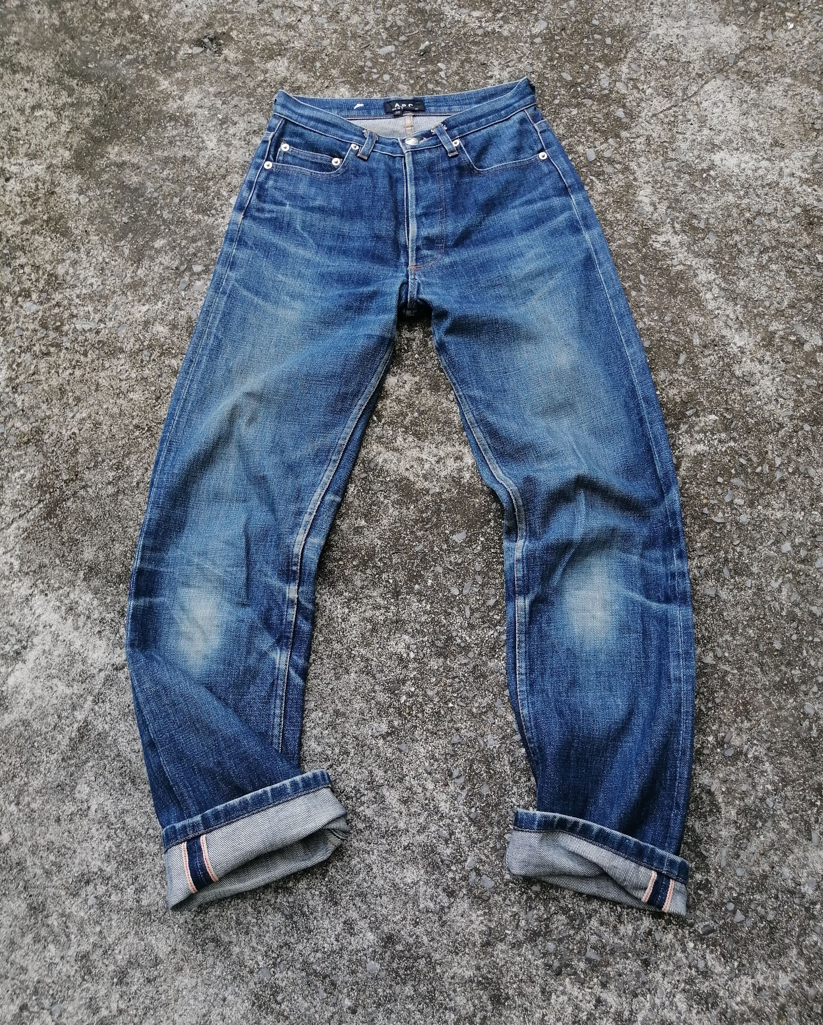 A.P.C. × Japanese Brand APC Made In Japan Selvedge Fly Button Denim Jeans Size US 26 / EU 42 - 1 Thumbnail