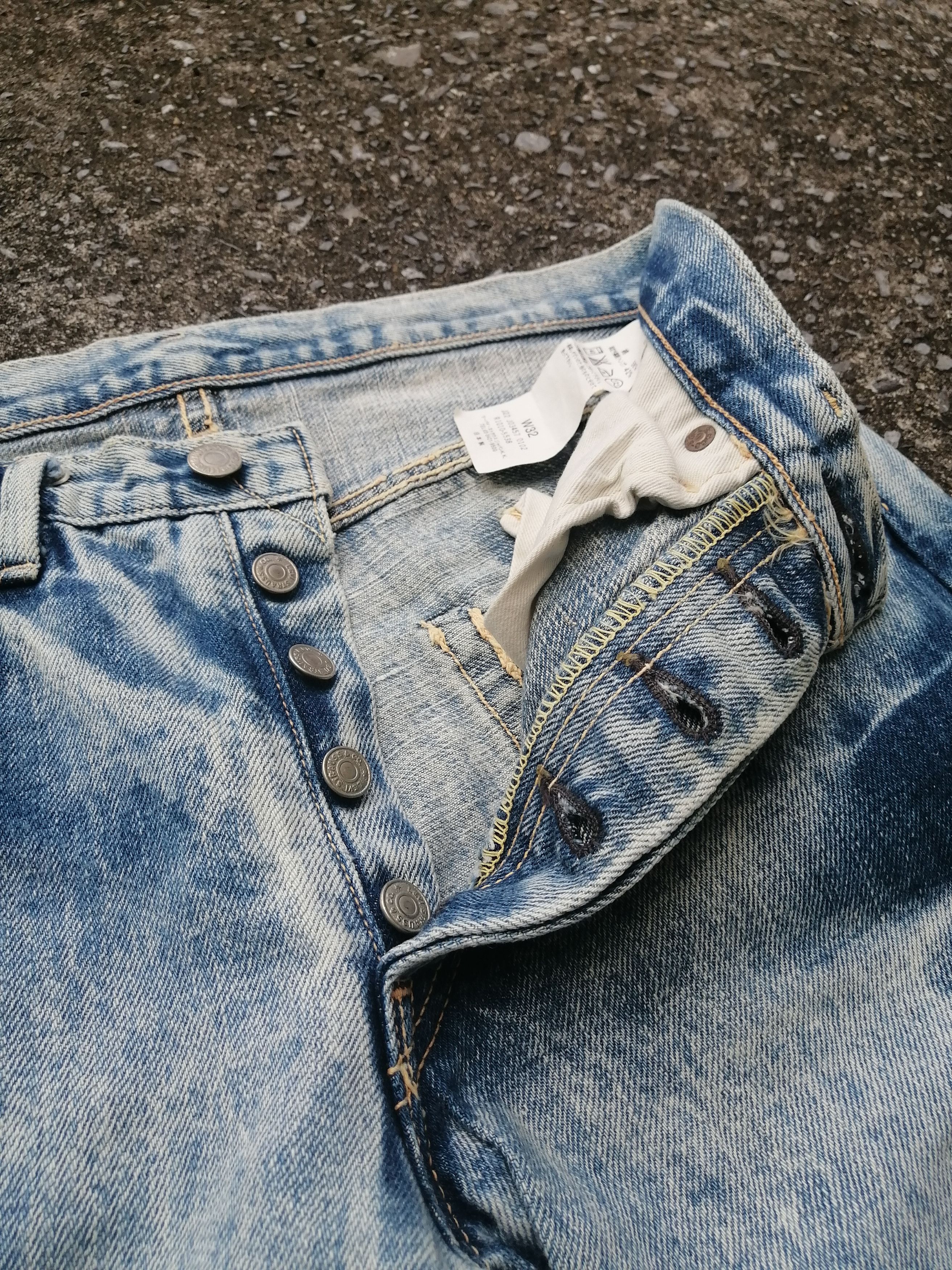Levi's × Levi's Vintage Clothing Vintage Levi's Strauss Fly Button Nice Design Denim Jeans Size US 32 / EU 48 - 6 Thumbnail