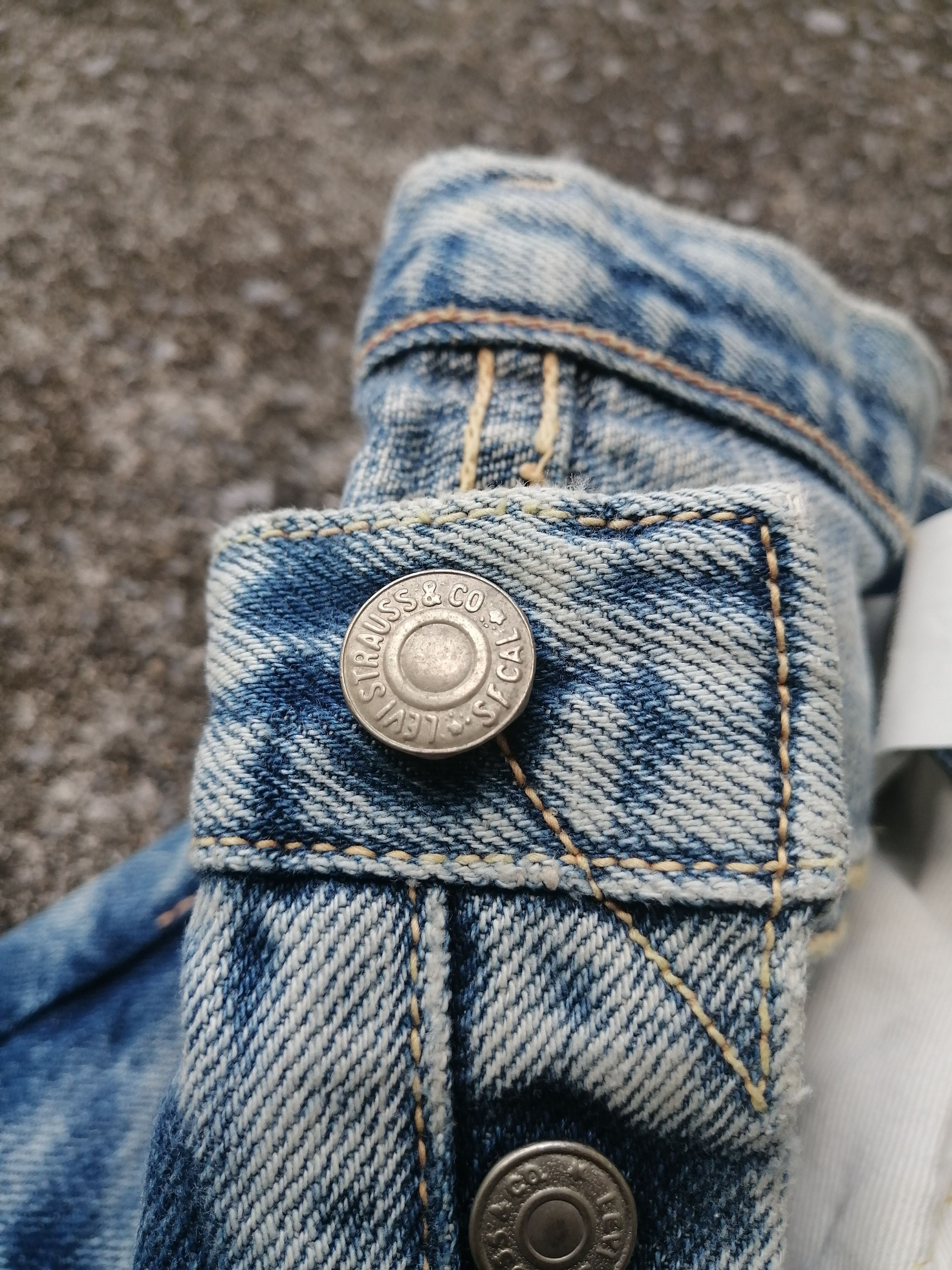 Levi's × Levi's Vintage Clothing Vintage Levi's Strauss Fly Button Nice Design Denim Jeans Size US 32 / EU 48 - 5 Thumbnail