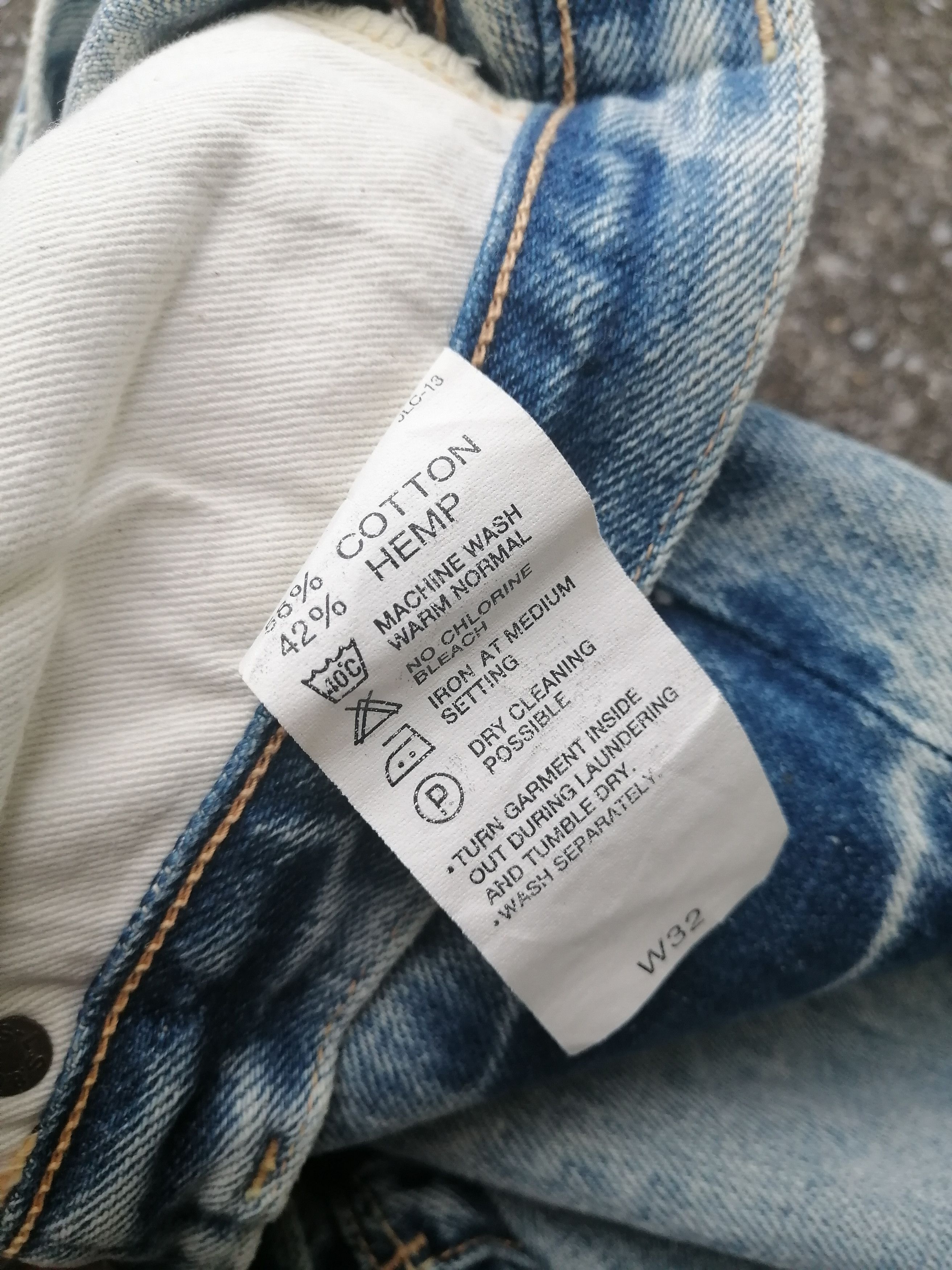 Levi's × Levi's Vintage Clothing Vintage Levi's Strauss Fly Button Nice Design Denim Jeans Size US 32 / EU 48 - 8 Thumbnail