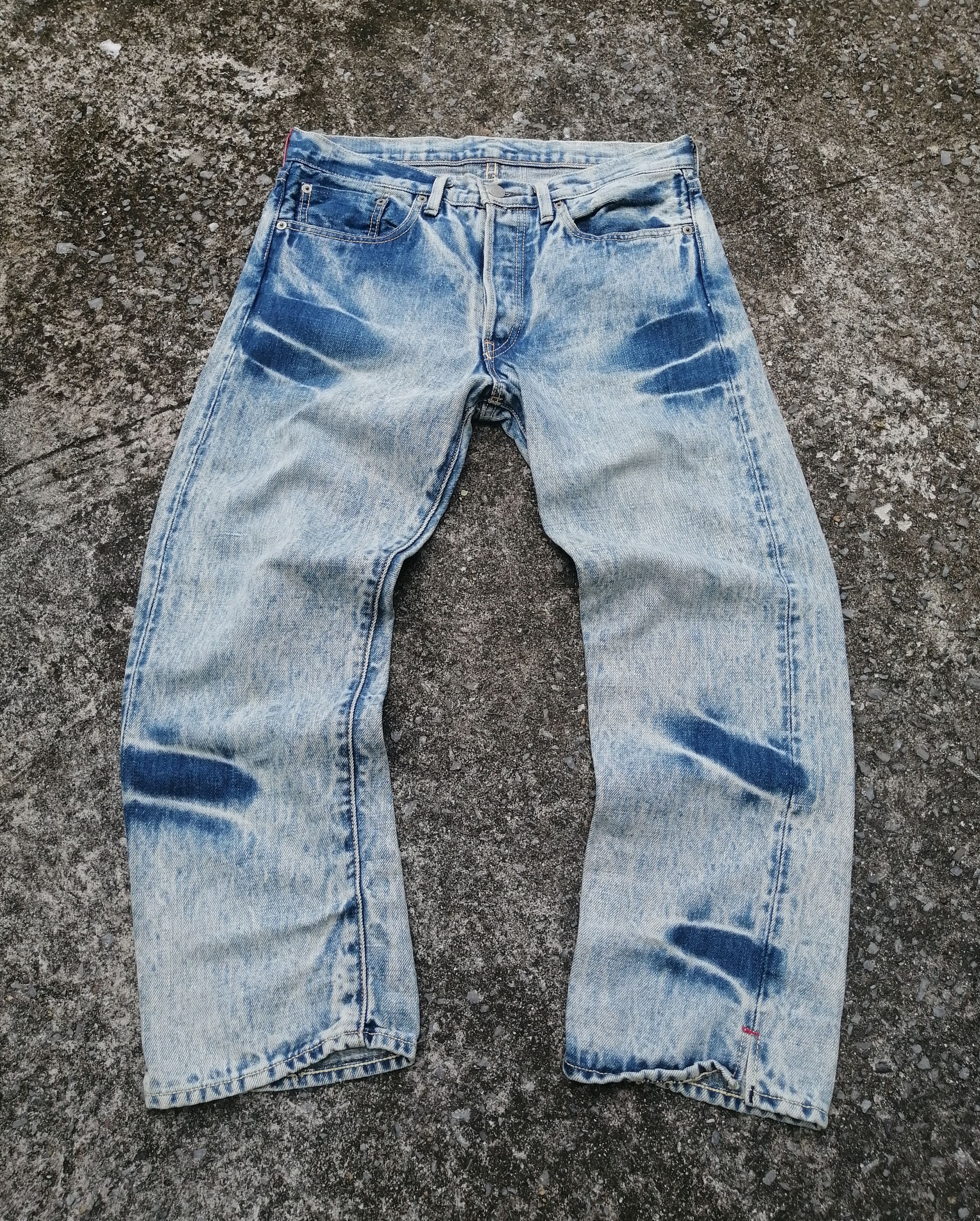 Vintage Levi's Strauss Fly Button Nice Design Denim Jeans