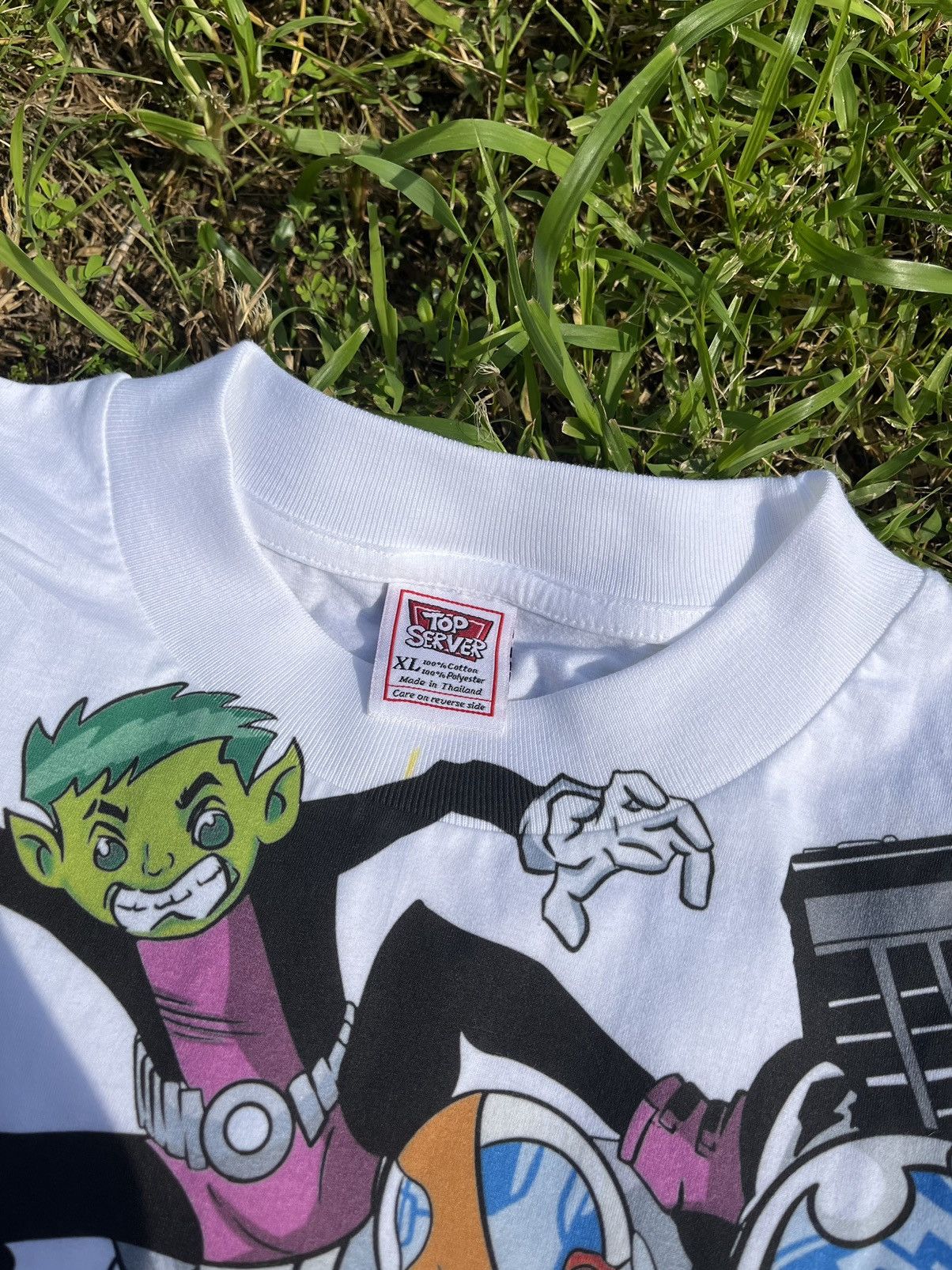 Cartoon Network RARE Teen Titans Cartoon Network Bootleg Tee Size US XL / EU 56 / 4 - 6 Thumbnail