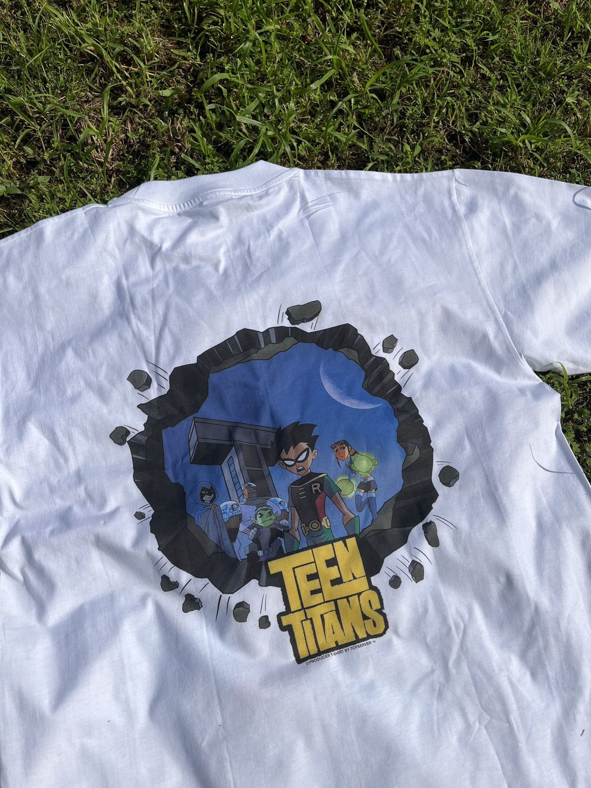 Cartoon Network RARE Teen Titans Cartoon Network Bootleg Tee Size US XL / EU 56 / 4 - 4 Thumbnail