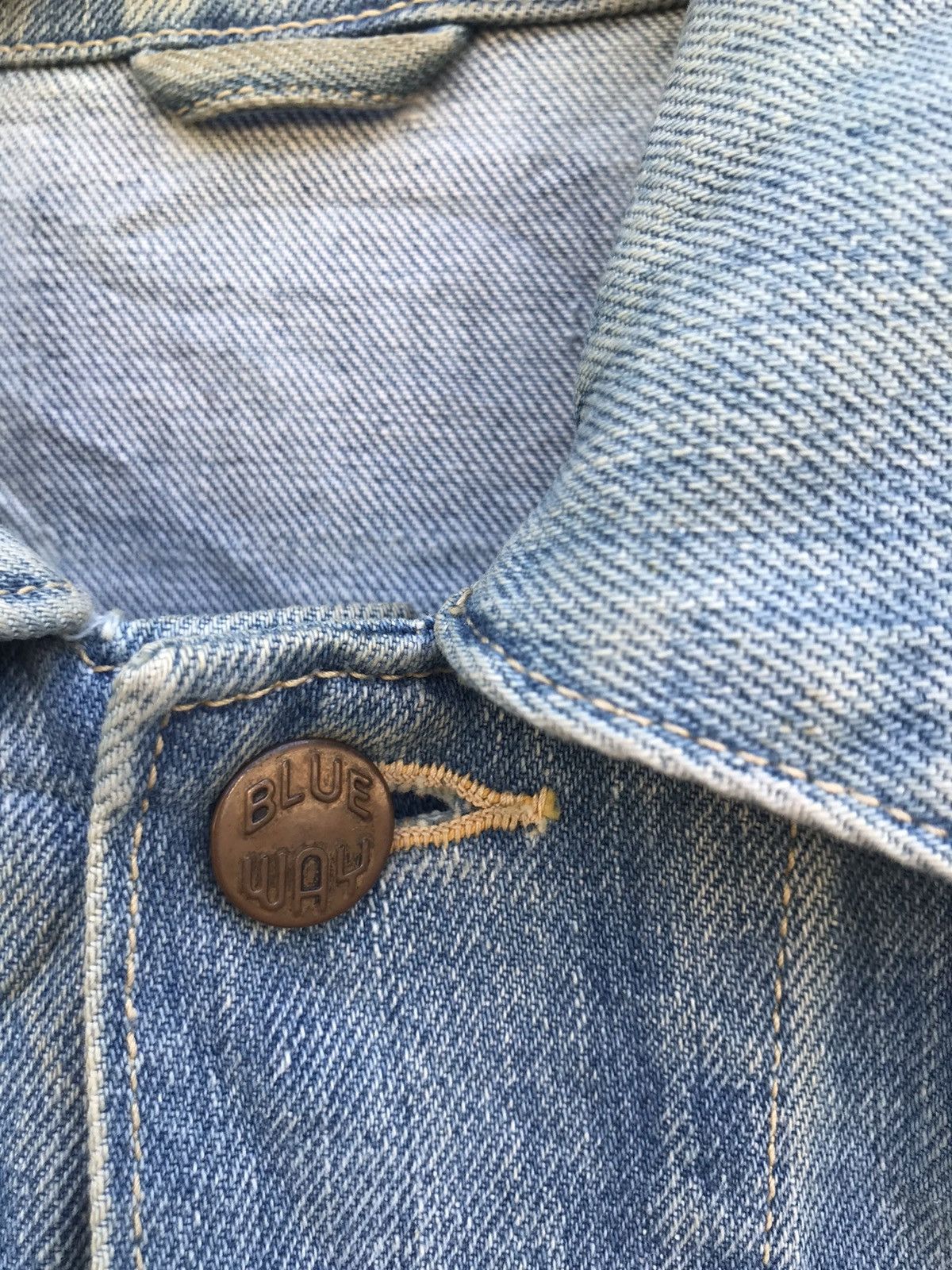 Vintage Vintage Blue way trucker denim jacket Size US M / EU 48-50 / 2 - 5 Thumbnail