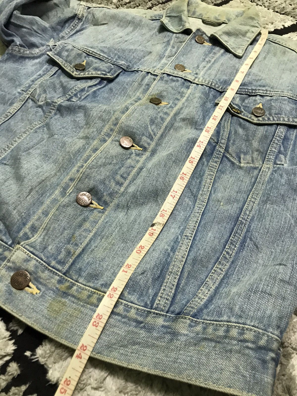 Vintage Vintage Blue way trucker denim jacket Size US M / EU 48-50 / 2 - 9 Thumbnail