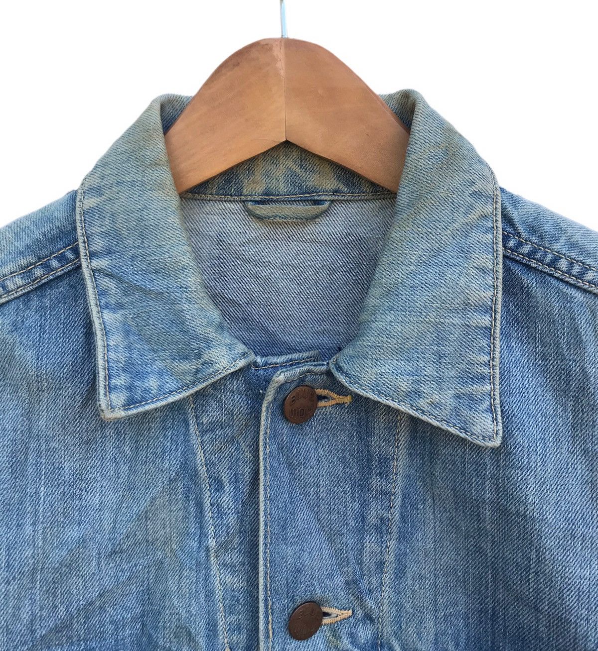 Vintage Vintage Blue way trucker denim jacket Size US M / EU 48-50 / 2 - 3 Thumbnail