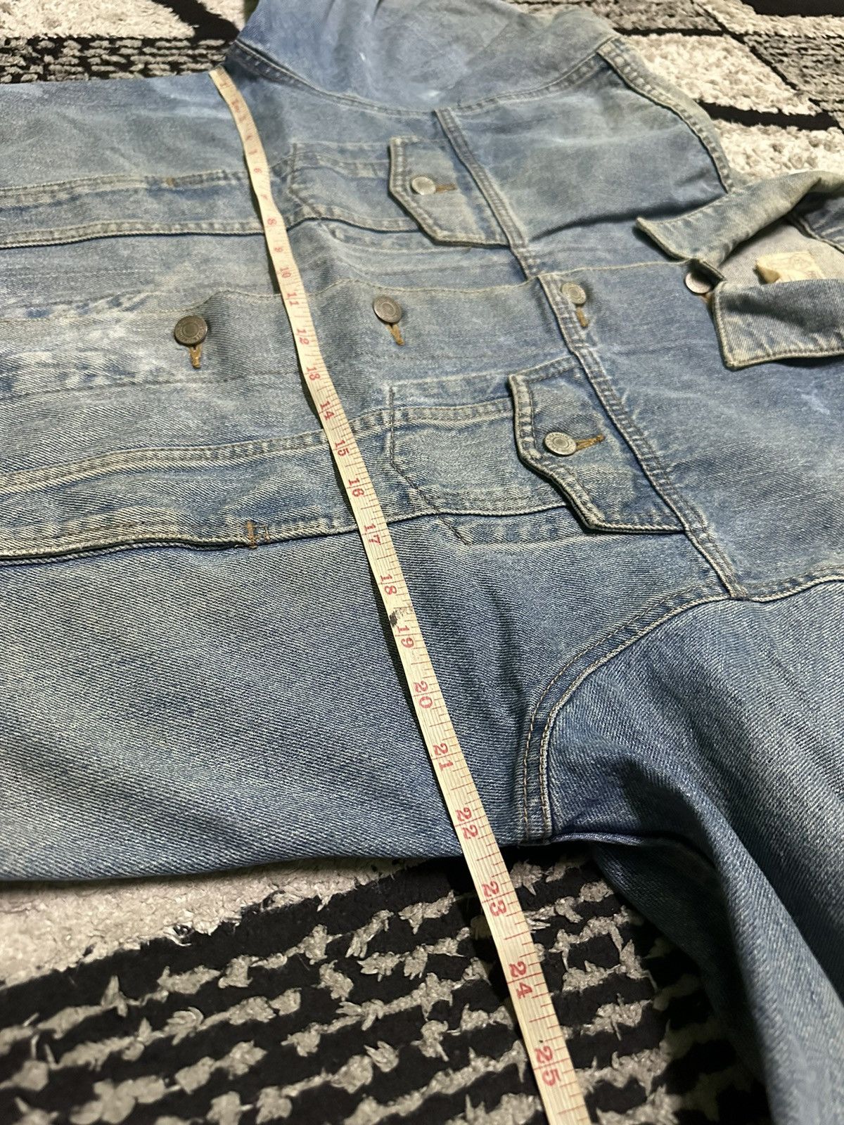 Vintage Vintage 80s Houston trucker denim jacket Size US L / EU 52-54 / 3 - 10 Thumbnail