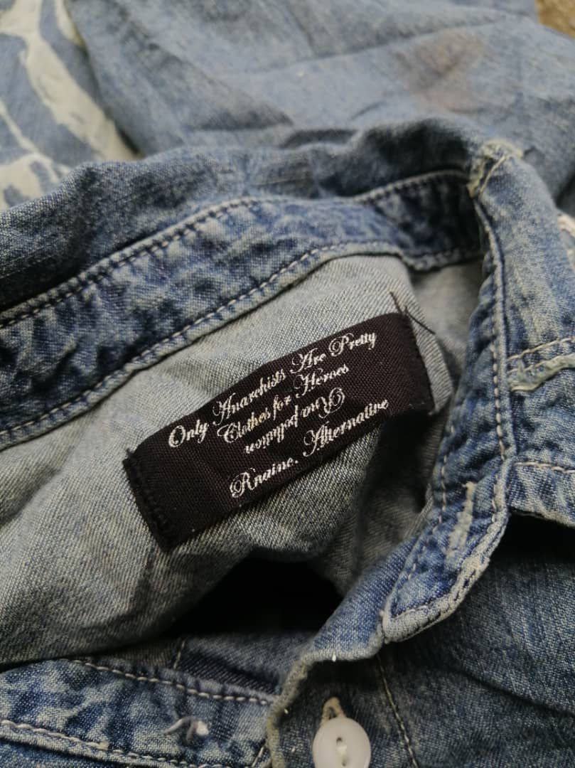 Designer × Japanese Brand RNA Skulls Design Denim Jacket Size US XL / EU 56 / 4 - 3 Thumbnail