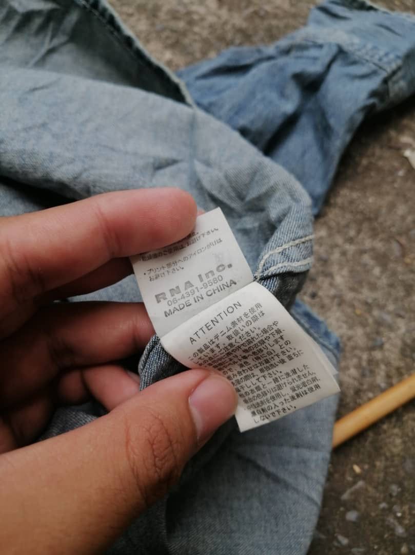 Designer × Japanese Brand RNA Skulls Design Denim Jacket Size US XL / EU 56 / 4 - 5 Thumbnail