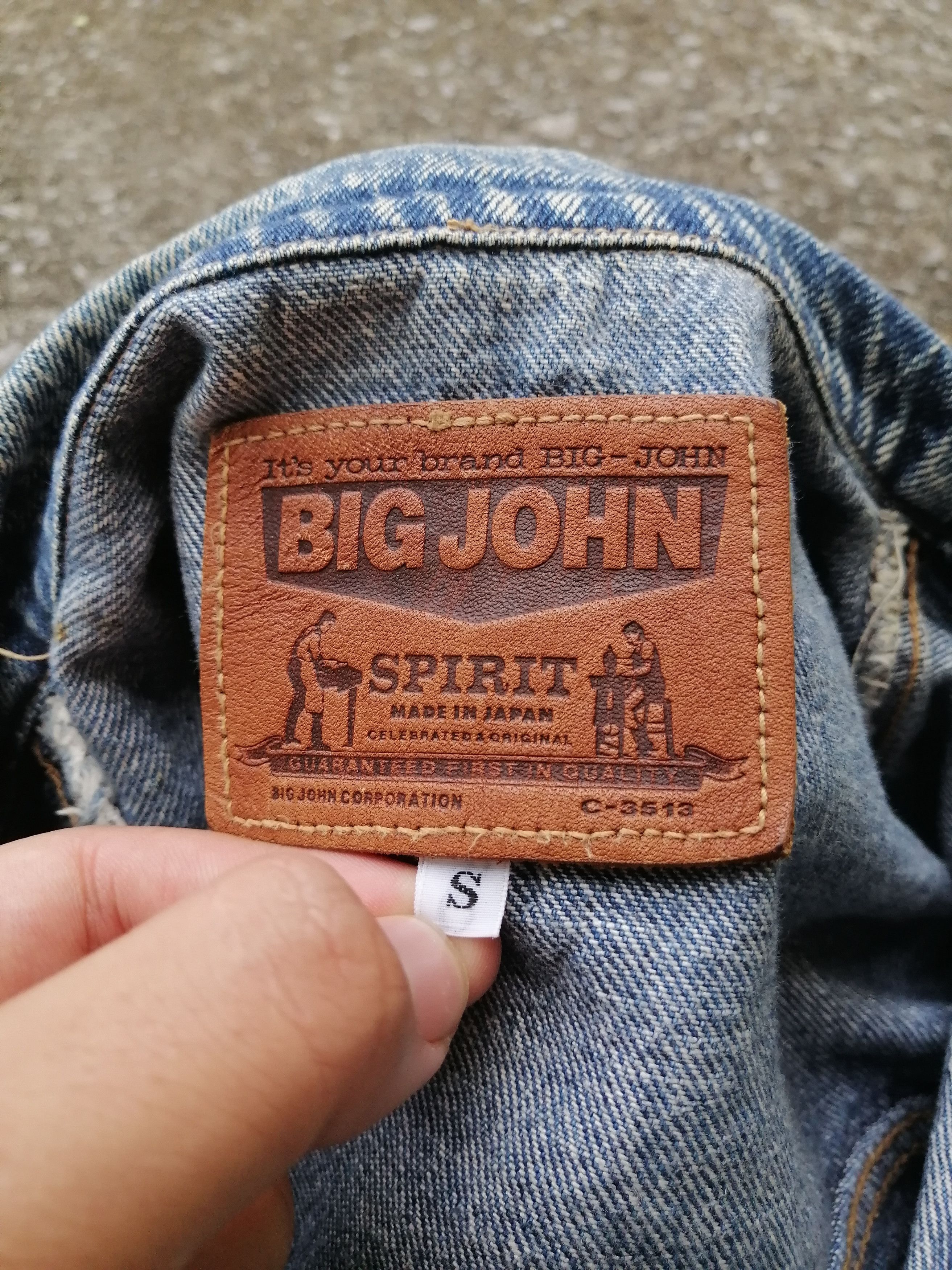 Big John × Vintage Vintage Scoville Big John Acid Wash Crop Denim Jacket Size US M / EU 48-50 / 2 - 6 Thumbnail