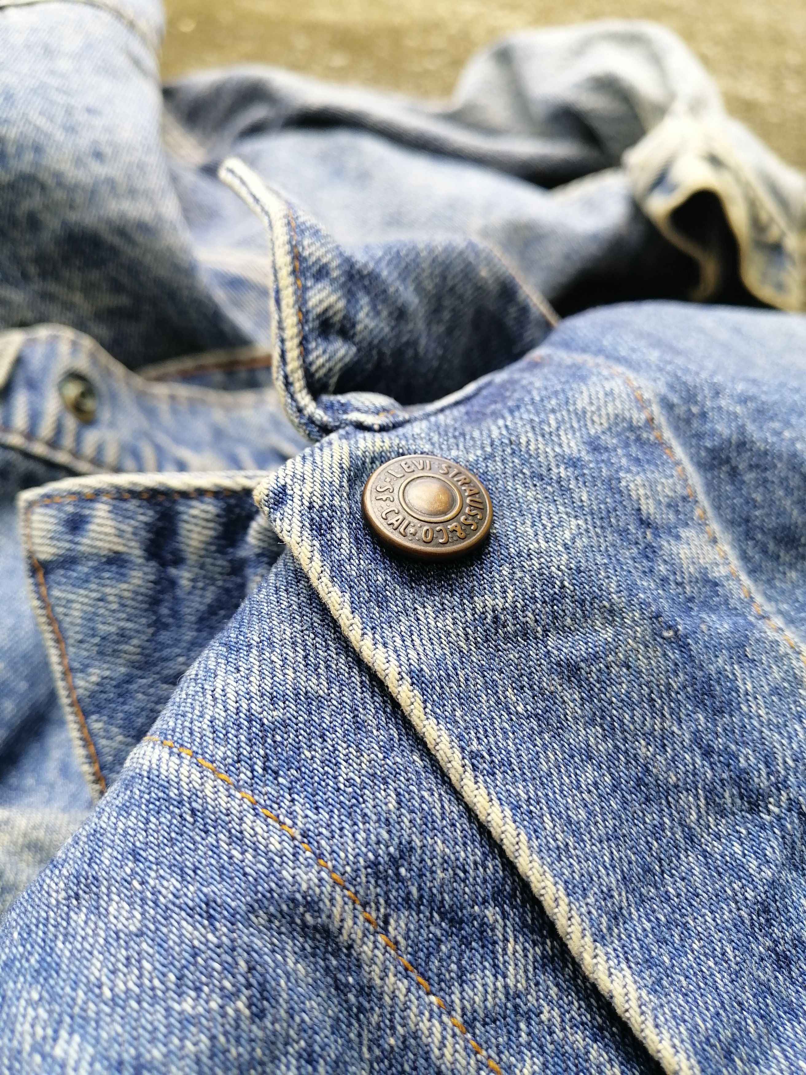 Levi's × Levi's Vintage Clothing Vintage Levi's Strauss 10606 Orange Tab Denim Jacket Size US S / EU 44-46 / 1 - 5 Thumbnail