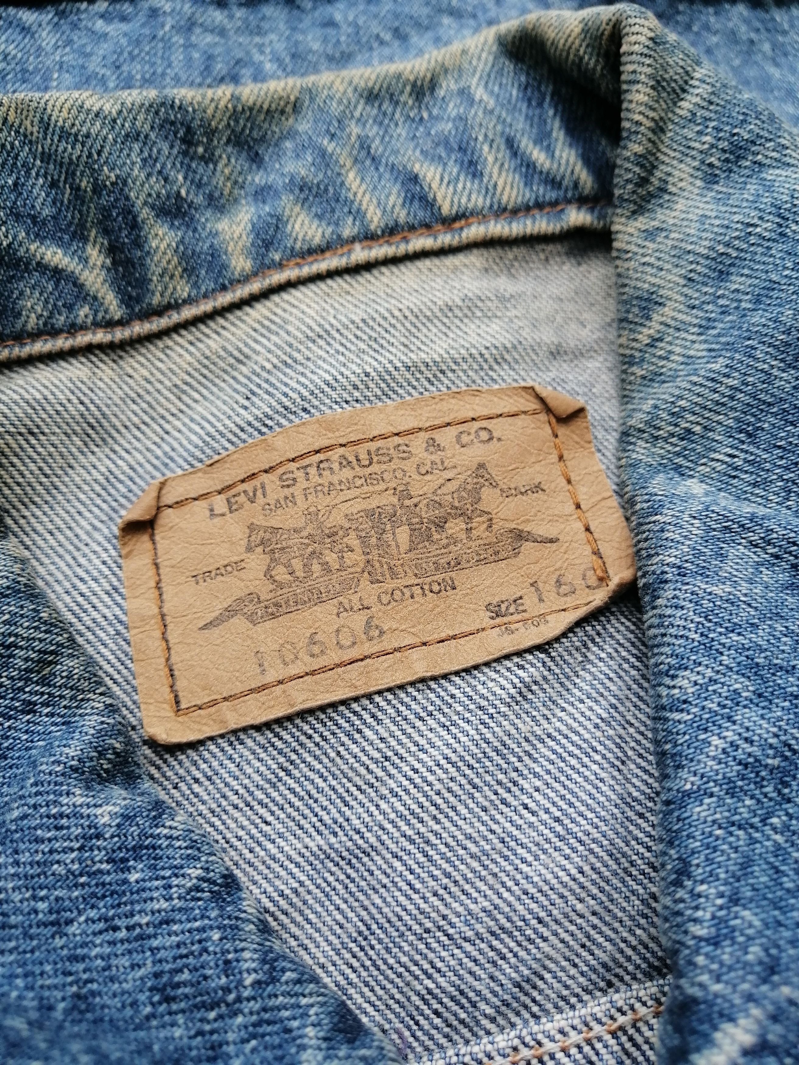Levi's × Levi's Vintage Clothing Vintage Levi's Strauss 10606 Orange Tab Denim Jacket Size US S / EU 44-46 / 1 - 6 Thumbnail