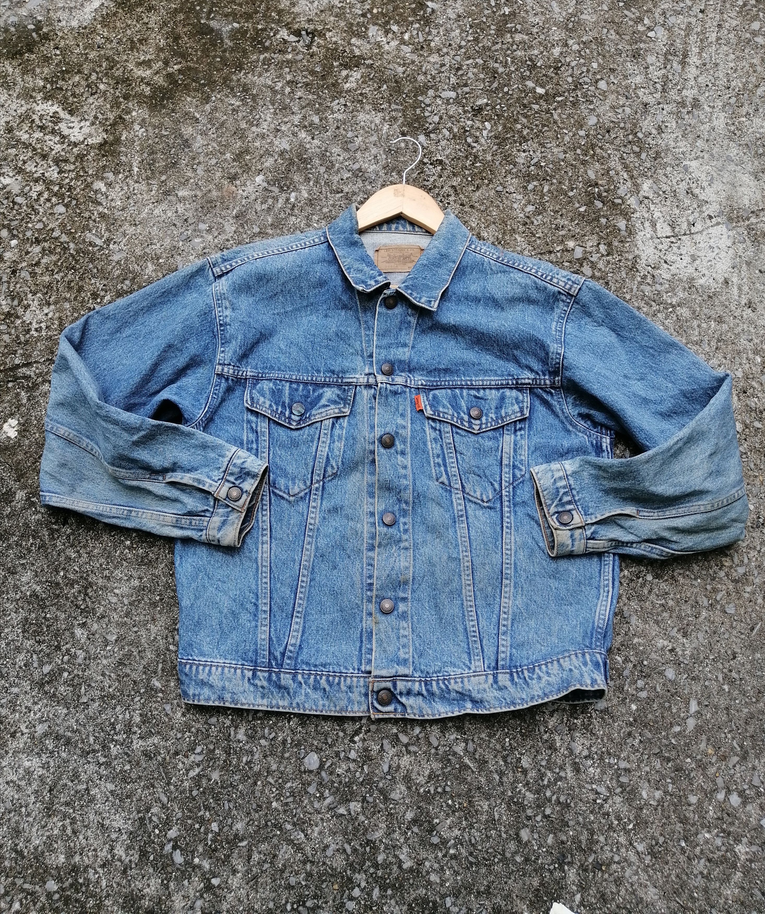 Levi's × Levi's Vintage Clothing Vintage Levi's Strauss 10606 Orange Tab Denim Jacket Size US S / EU 44-46 / 1 - 1 Thumbnail