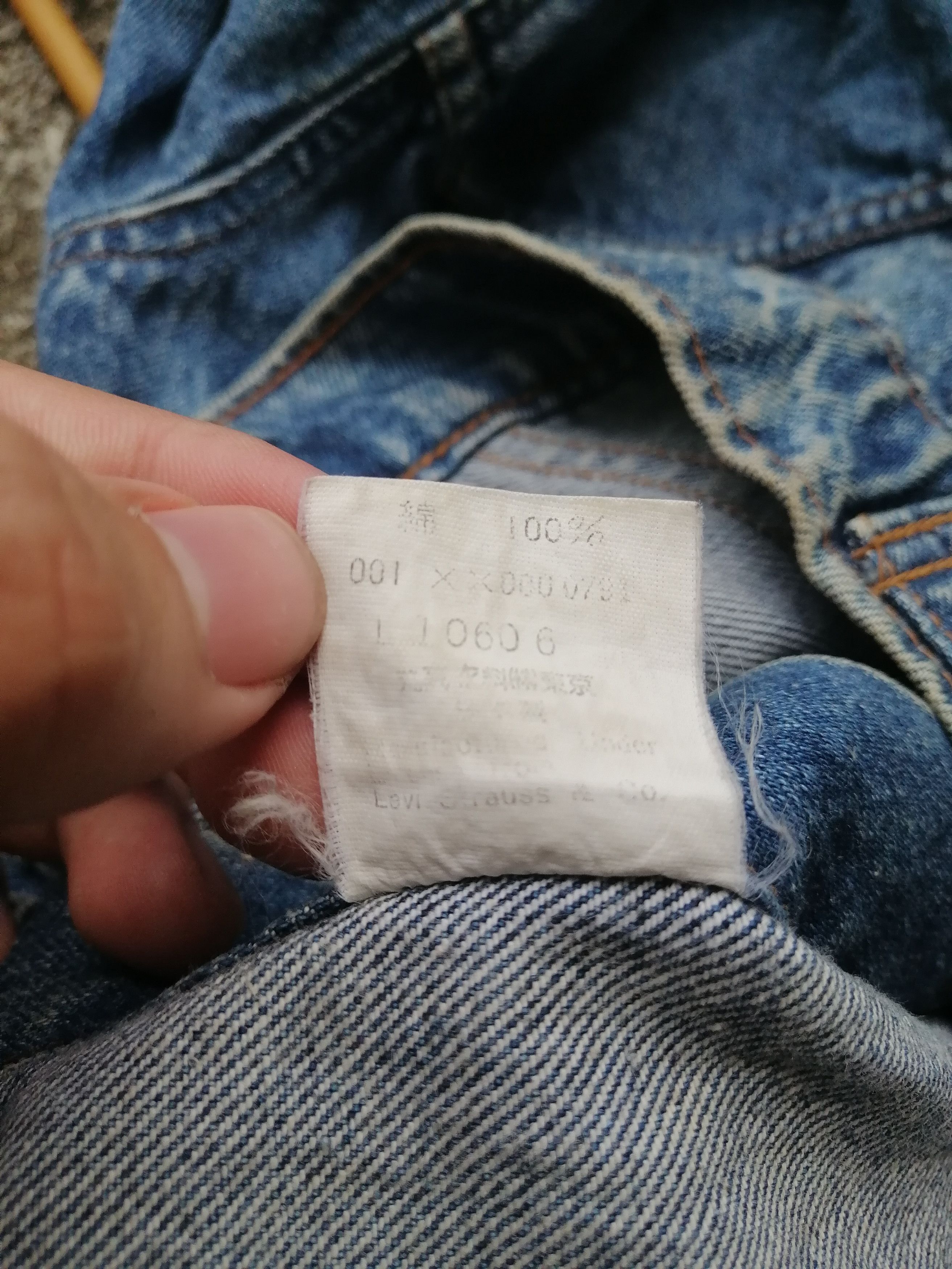 Levi's × Levi's Vintage Clothing Vintage Levi's Strauss 10606 Orange Tab Denim Jacket Size US S / EU 44-46 / 1 - 8 Thumbnail