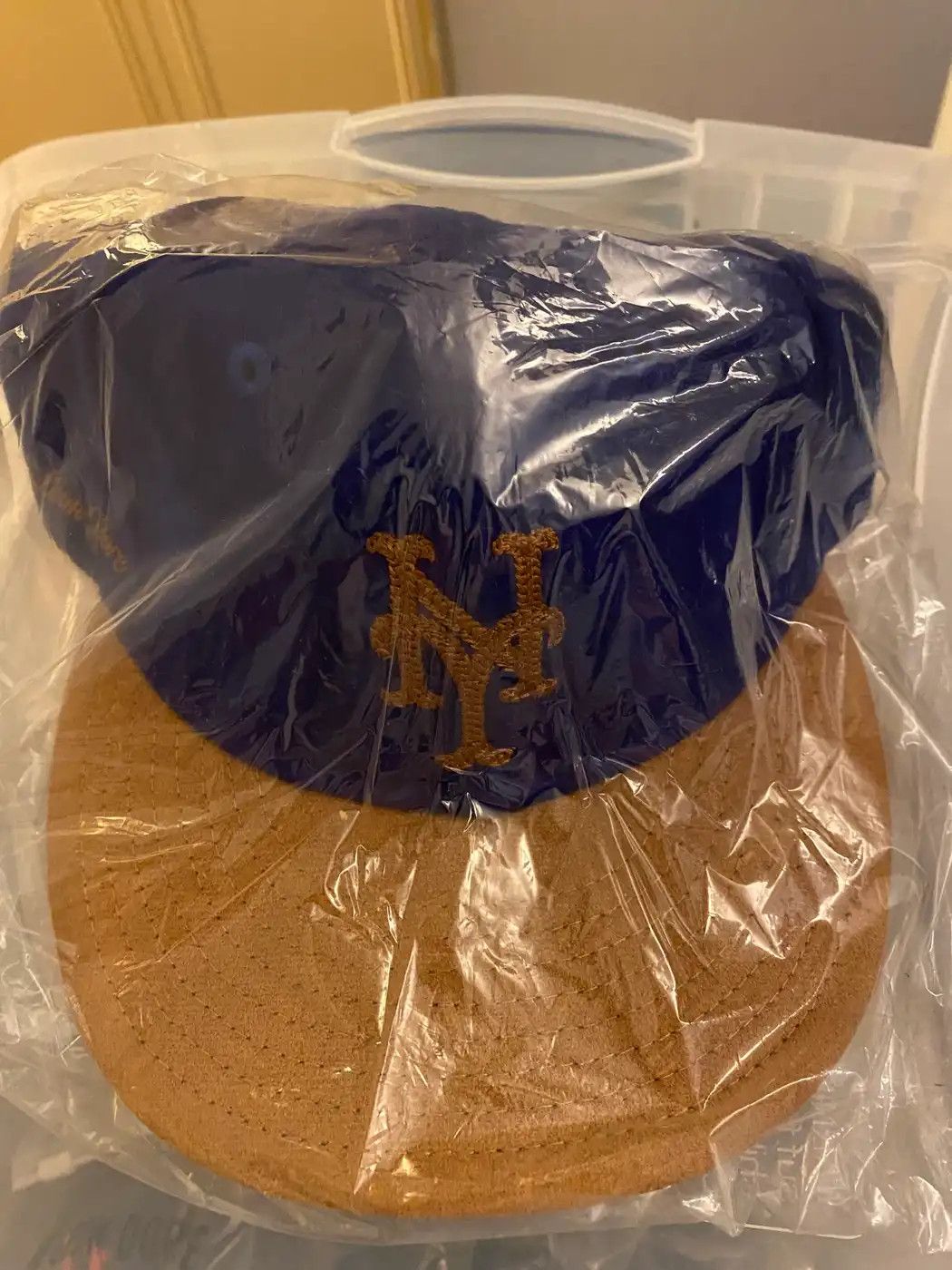 Aime Leon Dore × New Era Aimé Leon Dore New Era Melton Wool Mets Hat Blue Size ONE SIZE - 3 Thumbnail