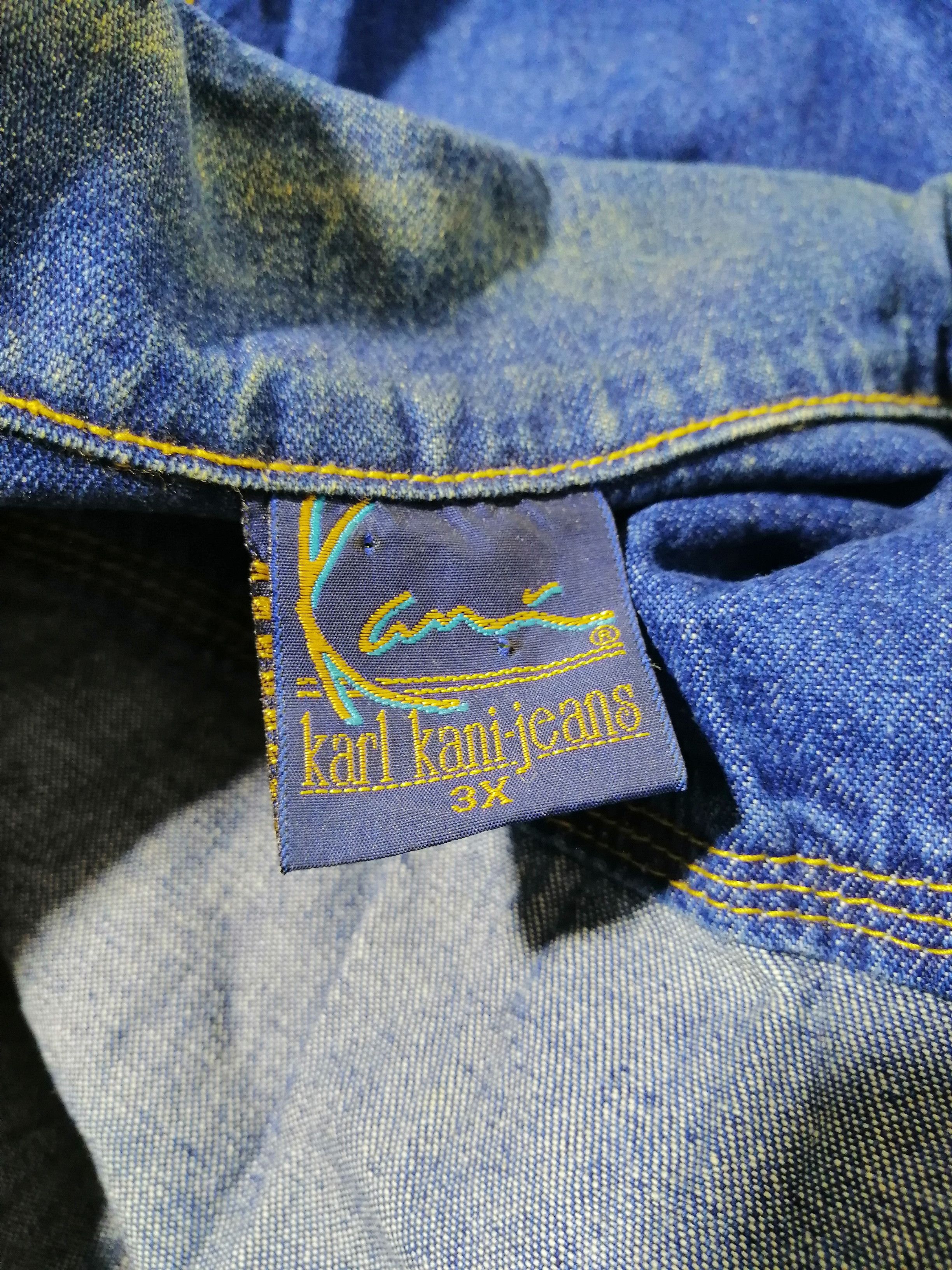 Karl Kani Karl Kani BIG SIZE Nice Design Denim Jacket Size US XXL / EU 58 / 5 - 8 Thumbnail