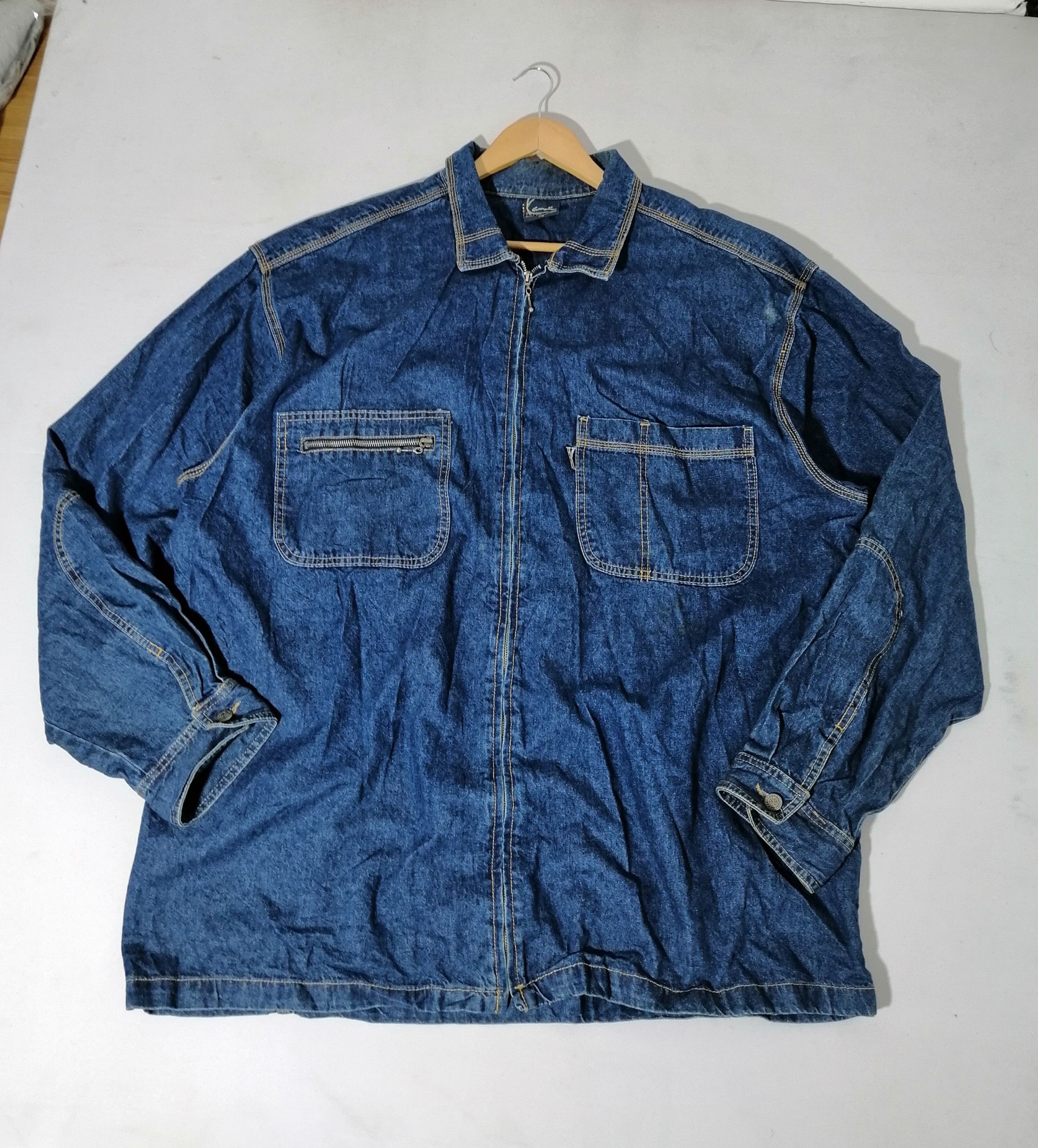 Karl Kani Karl Kani BIG SIZE Nice Design Denim Jacket Size US XXL / EU 58 / 5 - 2 Thumbnail