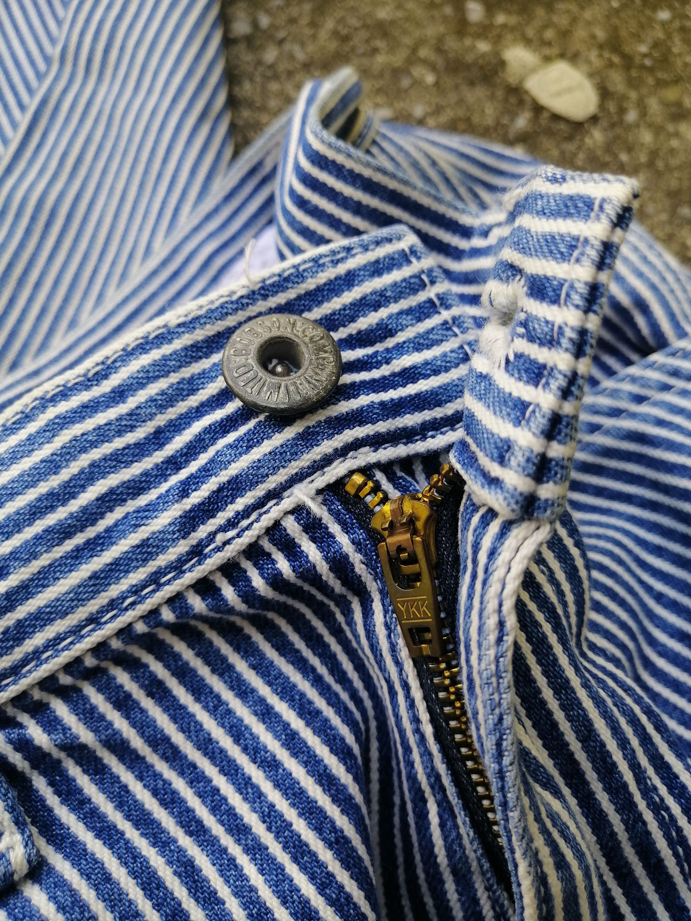 Japanese Brand × Vintage Vintage Bobson Hickory Denim Jeans Size US 26 / EU 42 - 3 Thumbnail