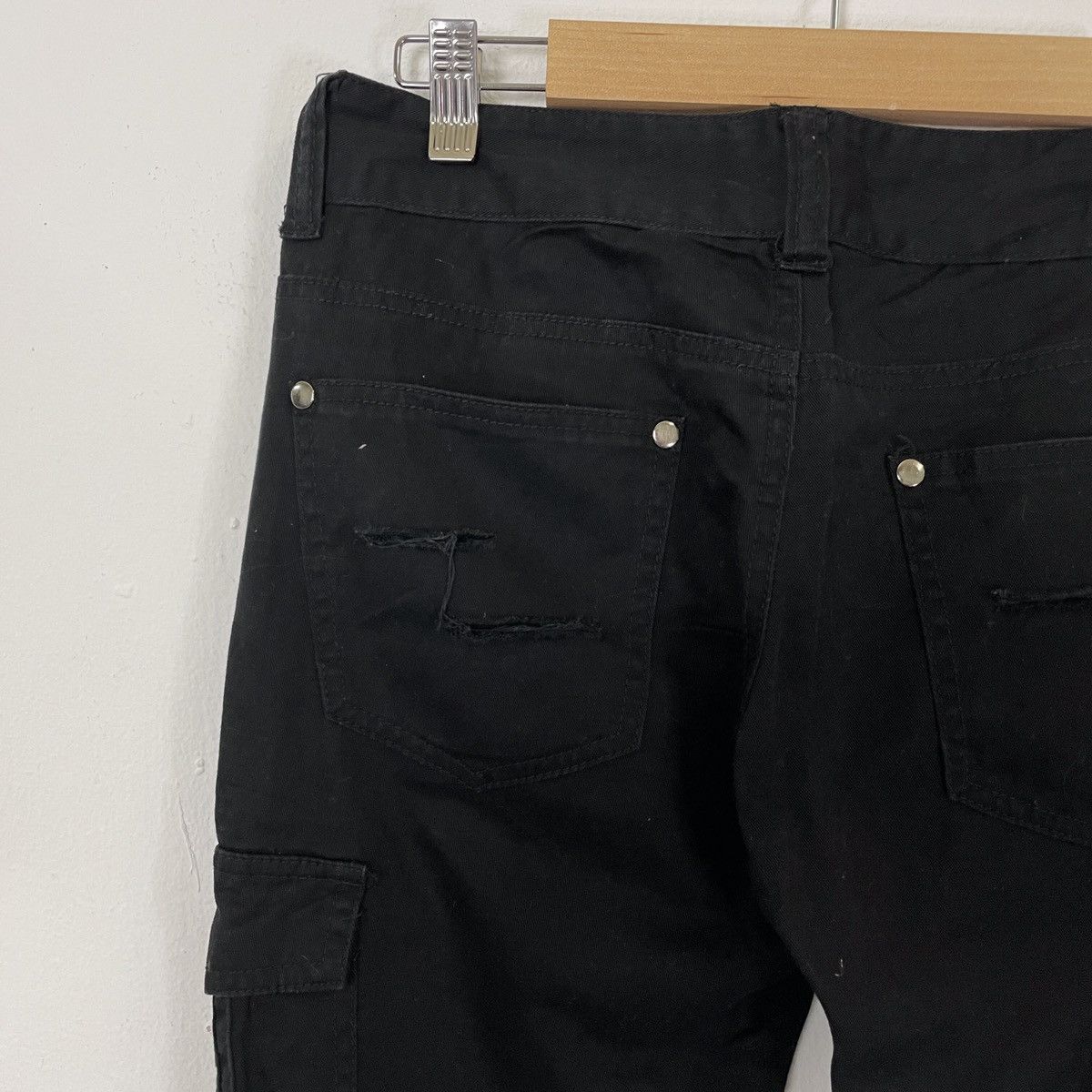 Japanese Brand Ghost Of Harlem Utility Multipocket Punk Style Cargo Pants Size US 29 - 11 Thumbnail
