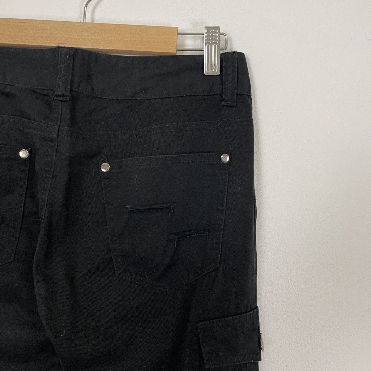 Japanese Brand Ghost Of Harlem Utility Multipocket Punk Style Cargo Pants Size US 29 - 10 Thumbnail