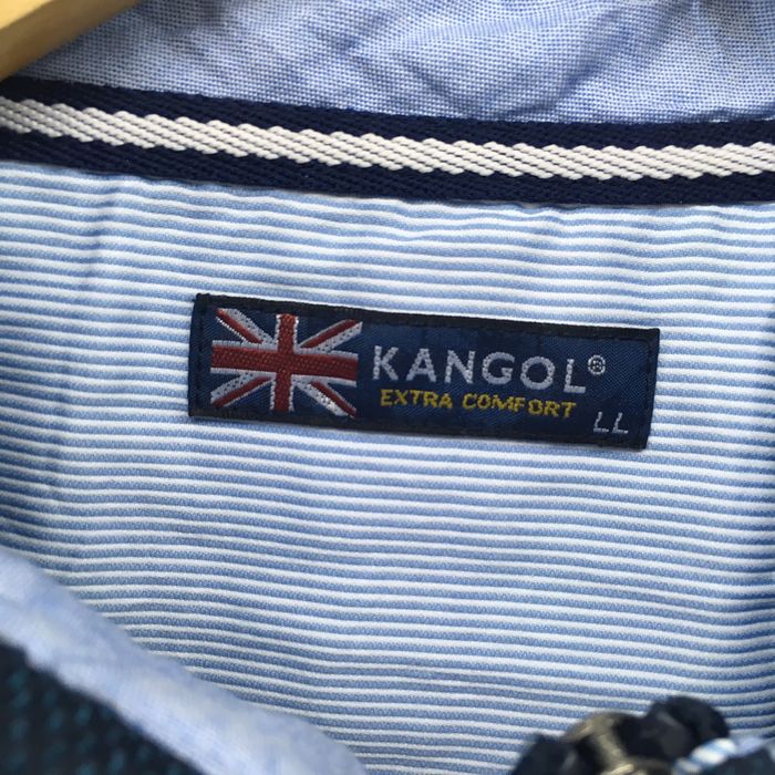 Vintage Vintage Kangol Zipper XLarge Size Blue Colour Jacket Grailed