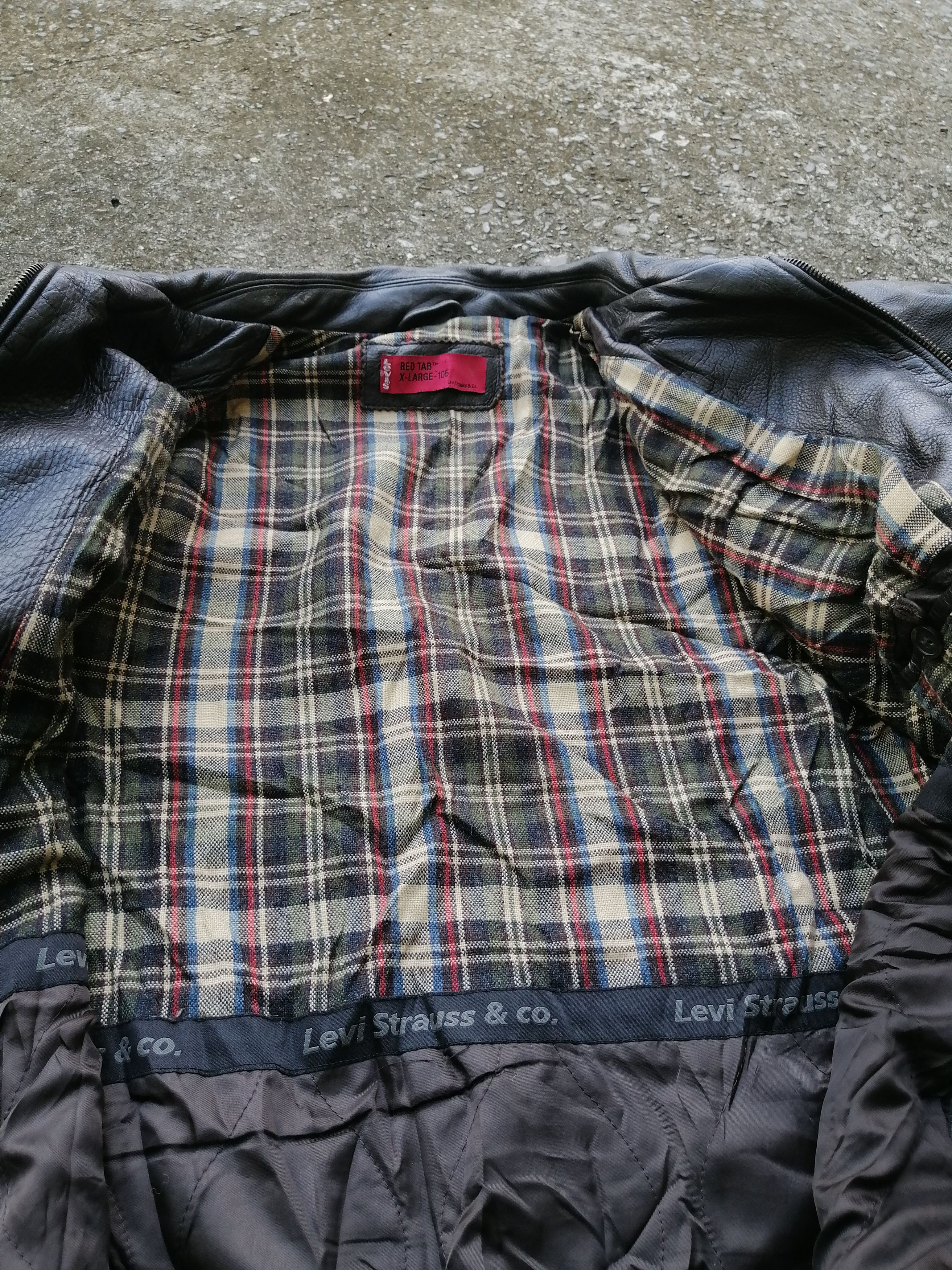 Levi's × Levi's Vintage Clothing × Vintage Vintage Levi's Red Tab Leather Jacket Size US L / EU 52-54 / 3 - 4 Thumbnail