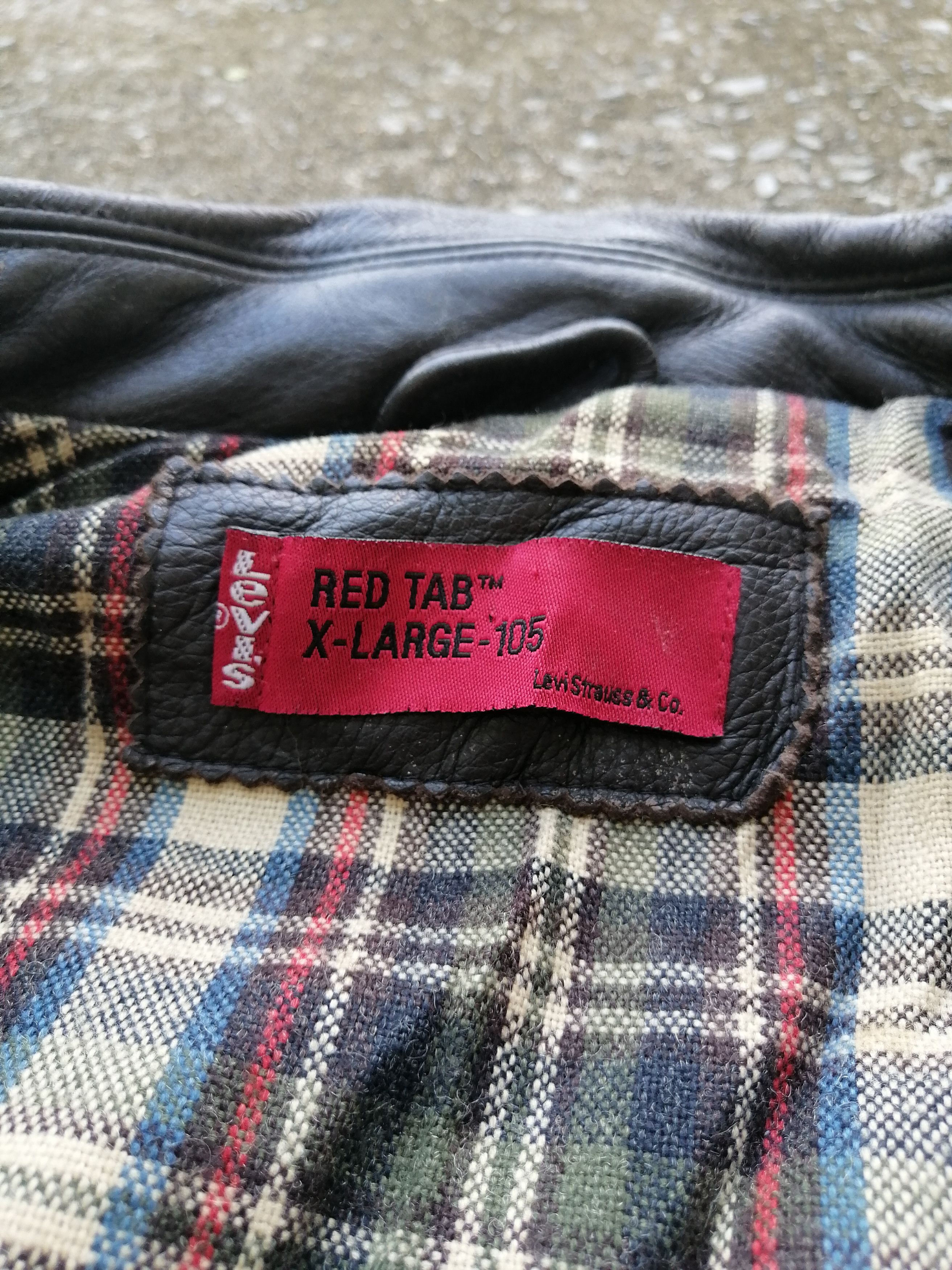 Levi's × Levi's Vintage Clothing × Vintage Vintage Levi's Red Tab Leather Jacket Size US L / EU 52-54 / 3 - 3 Thumbnail
