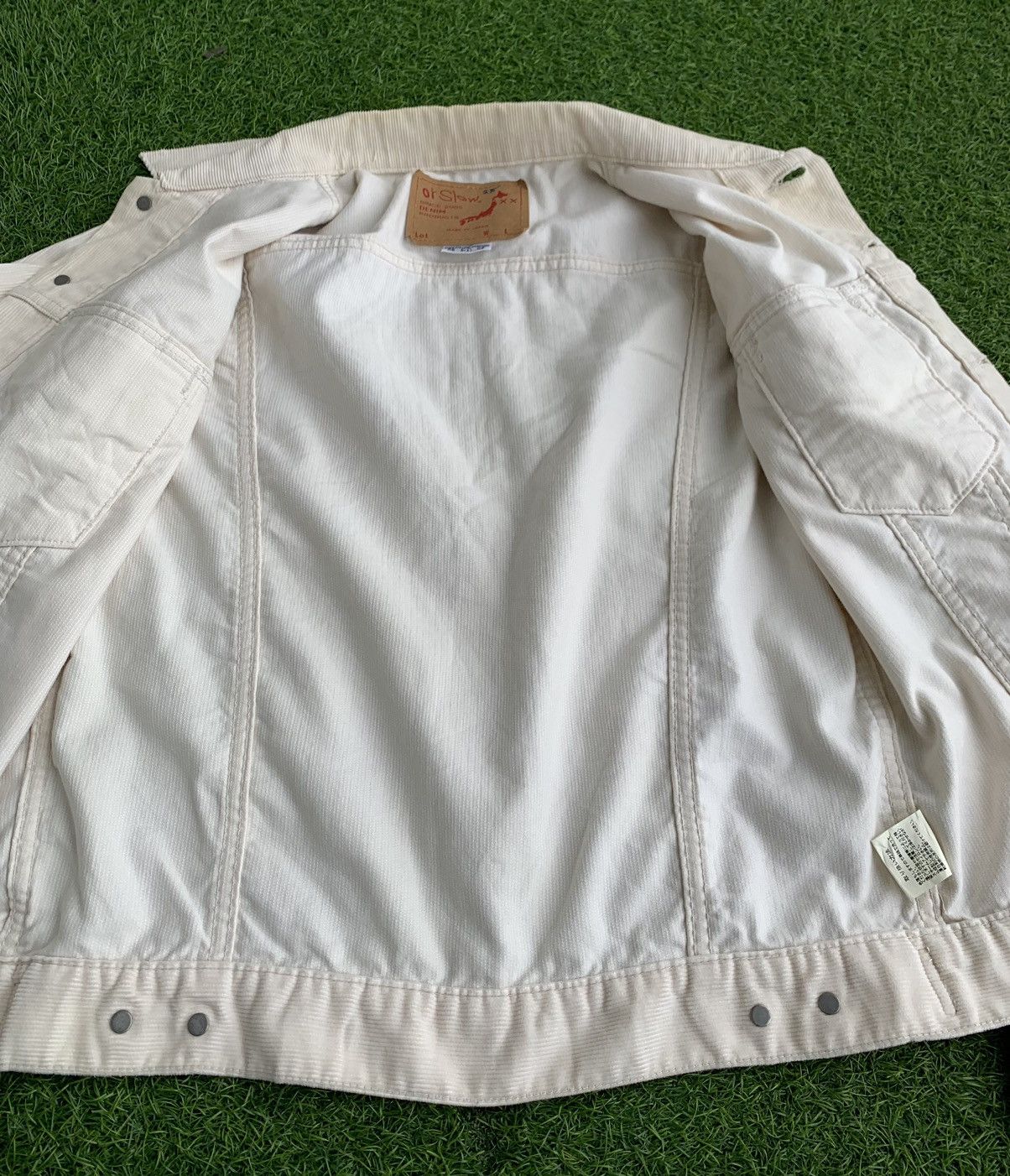 Beauty Beast 🔥Vintage Orslow Trucker Denim Codroy Jacket Size US XS / EU 42 / 0 - 11 Thumbnail