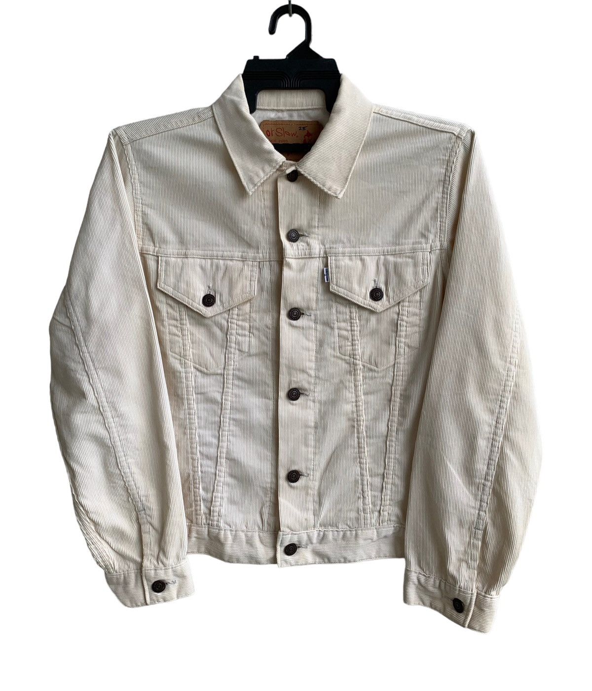 Beauty Beast 🔥Vintage Orslow Trucker Denim Codroy Jacket Size US XS / EU 42 / 0 - 2 Thumbnail