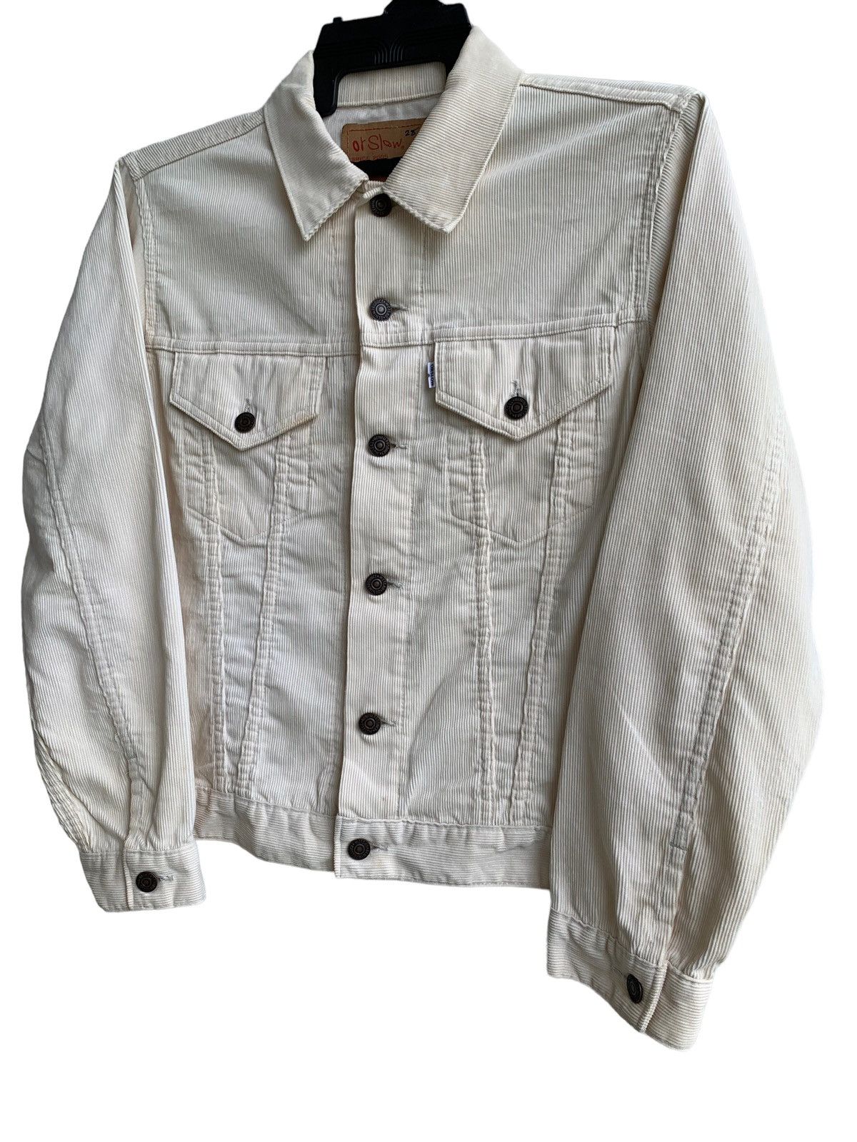 Beauty Beast 🔥Vintage Orslow Trucker Denim Codroy Jacket Size US XS / EU 42 / 0 - 5 Thumbnail
