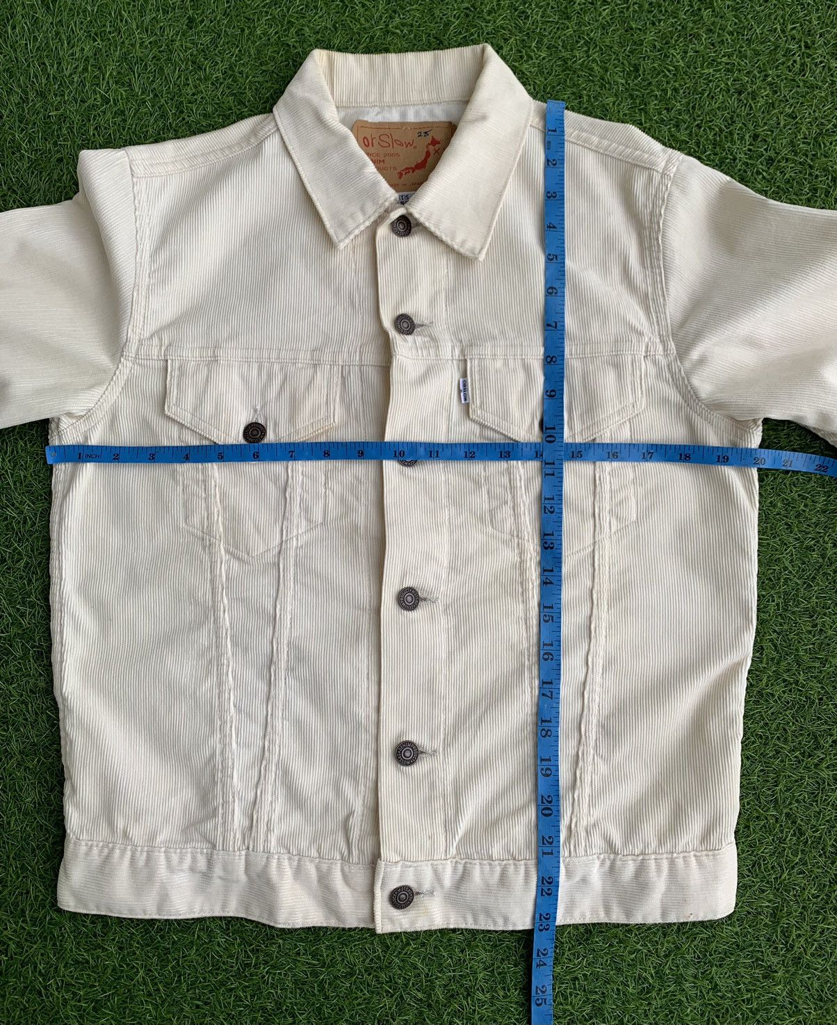 Beauty Beast 🔥Vintage Orslow Trucker Denim Codroy Jacket Size US XS / EU 42 / 0 - 14 Thumbnail