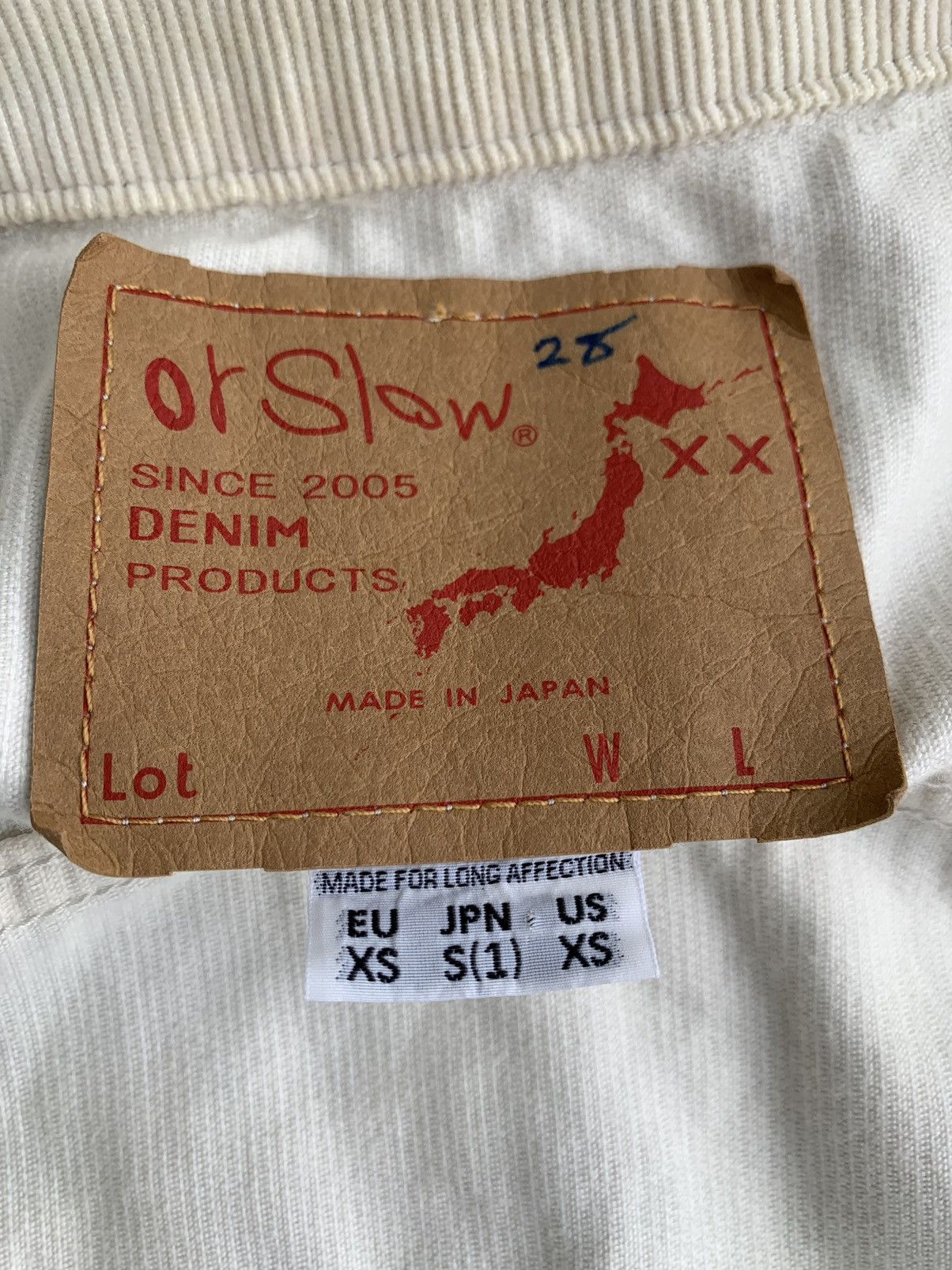 Beauty Beast 🔥Vintage Orslow Trucker Denim Codroy Jacket Size US XS / EU 42 / 0 - 9 Thumbnail