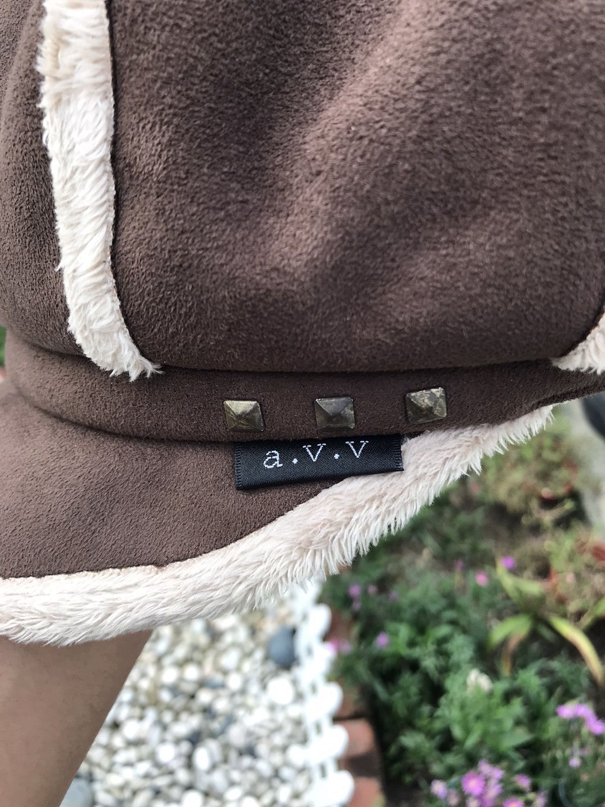 Japanese Brand AUTHENTIC FAUX FUR 8 PANEL IVY CAP HAT BY A.V.V Size ONE SIZE - 4 Thumbnail
