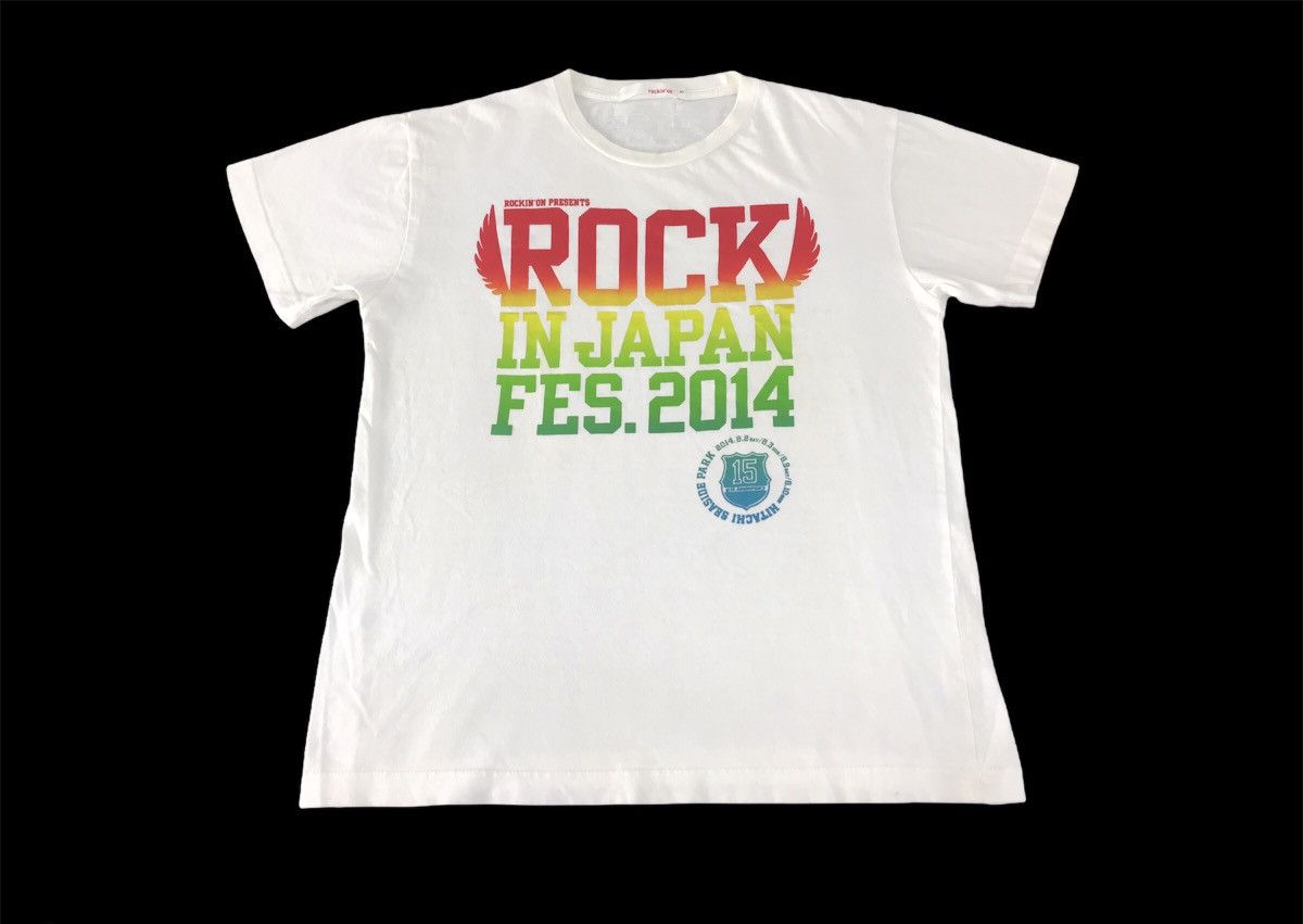 Band Tees × Japanese Brand Rock In Japan Festival Tour Band List Tee K119j Size S / US 4 / IT 40 - 1 Thumbnail