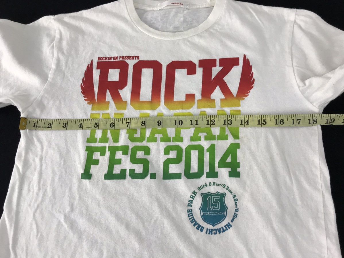 Band Tees × Japanese Brand Rock In Japan Festival Tour Band List Tee K119j Size S / US 4 / IT 40 - 7 Thumbnail