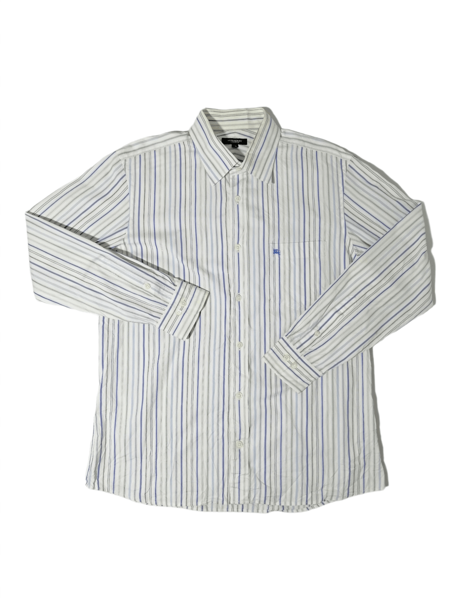 Burberry Burberry Longsleeve Button Downs Shirt Size US L / EU 52-54 / 3 - 1 Thumbnail