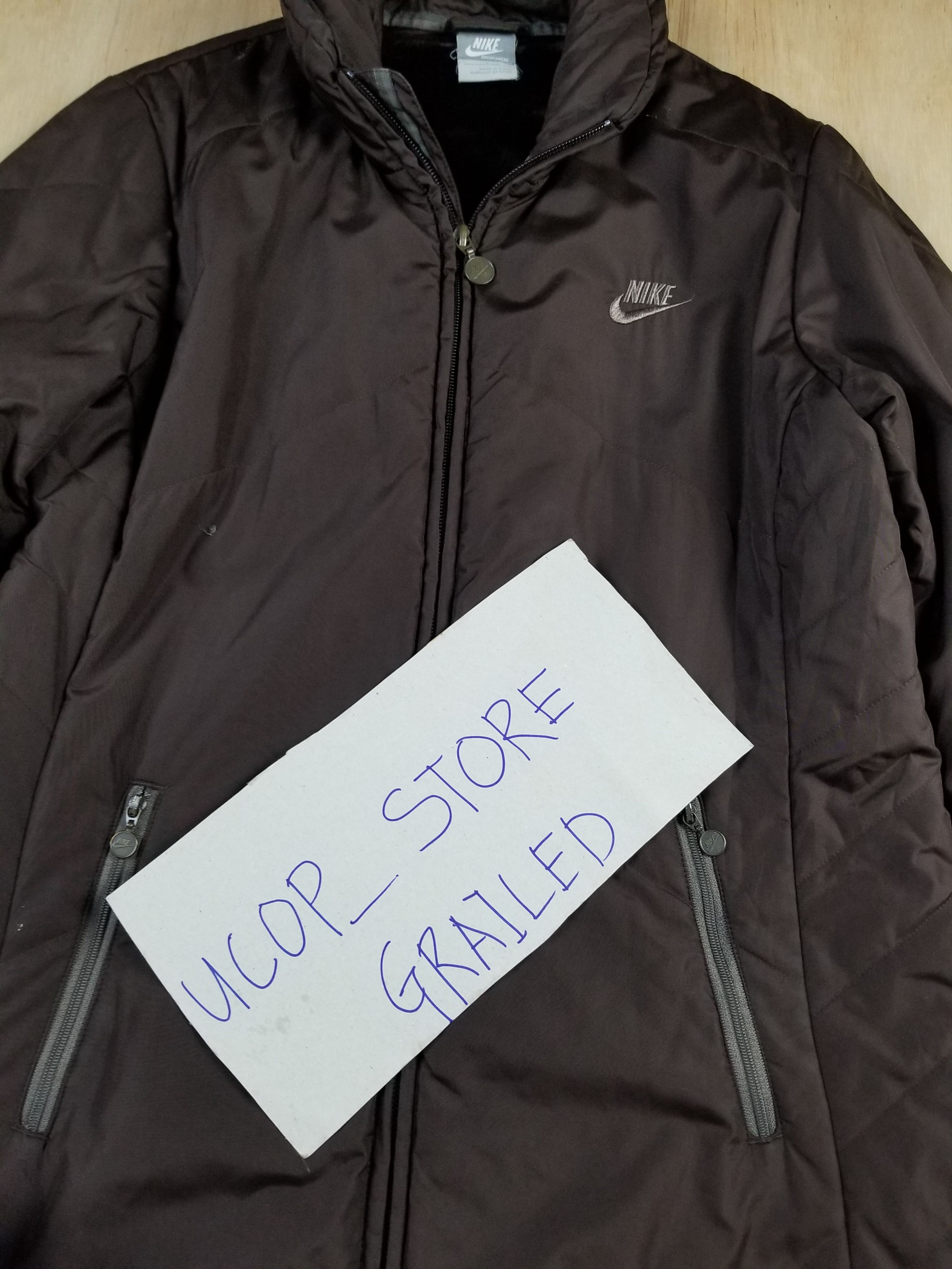 Nike × Vintage Vintage Nike Light Jacket Brown Size S / US 4 / IT 40 - 9 Thumbnail