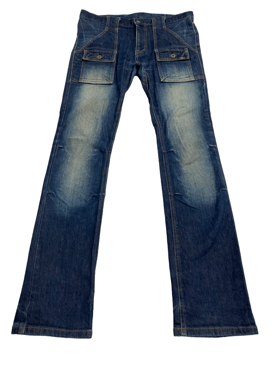 Katharine Hamnett London Distressed Hamnett Bush Pant Jeans Multipocket Size US 31 - 3 Thumbnail