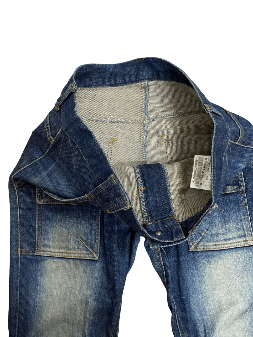 Katharine Hamnett London Distressed Hamnett Bush Pant Jeans Multipocket Size US 31 - 6 Thumbnail