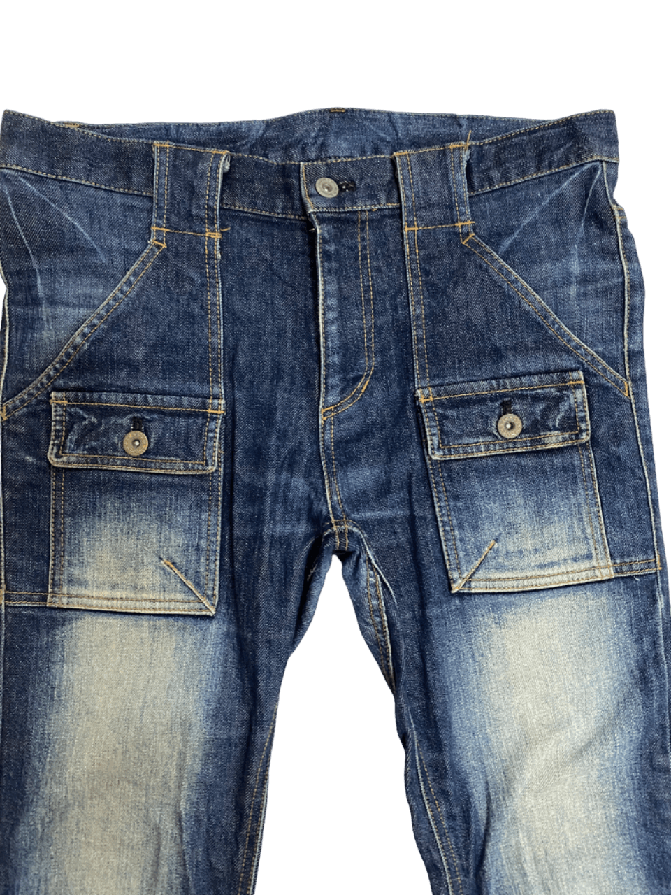 Katharine Hamnett London Distressed Hamnett Bush Pant Jeans Multipocket Size US 31 - 5 Thumbnail
