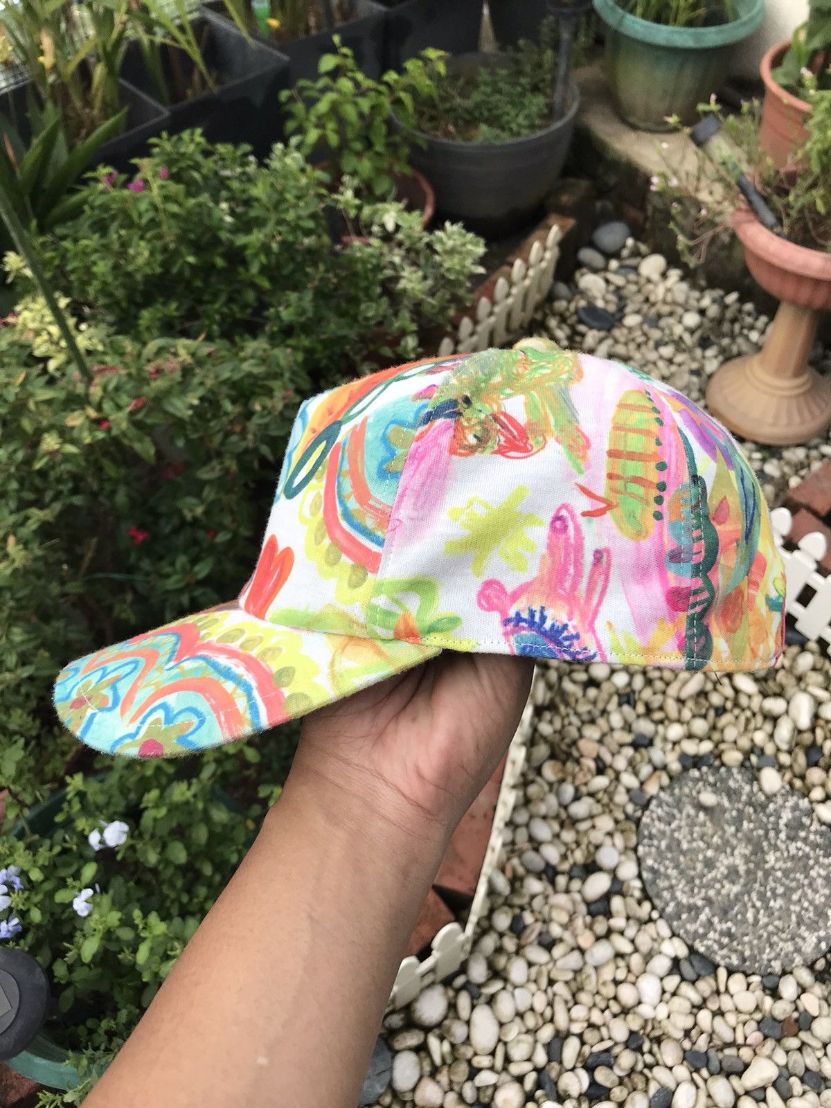 image of Archival Clothing x Ca4La Drawing Art Cap Hat By Ca4La / Weave Toshi Co, Men's