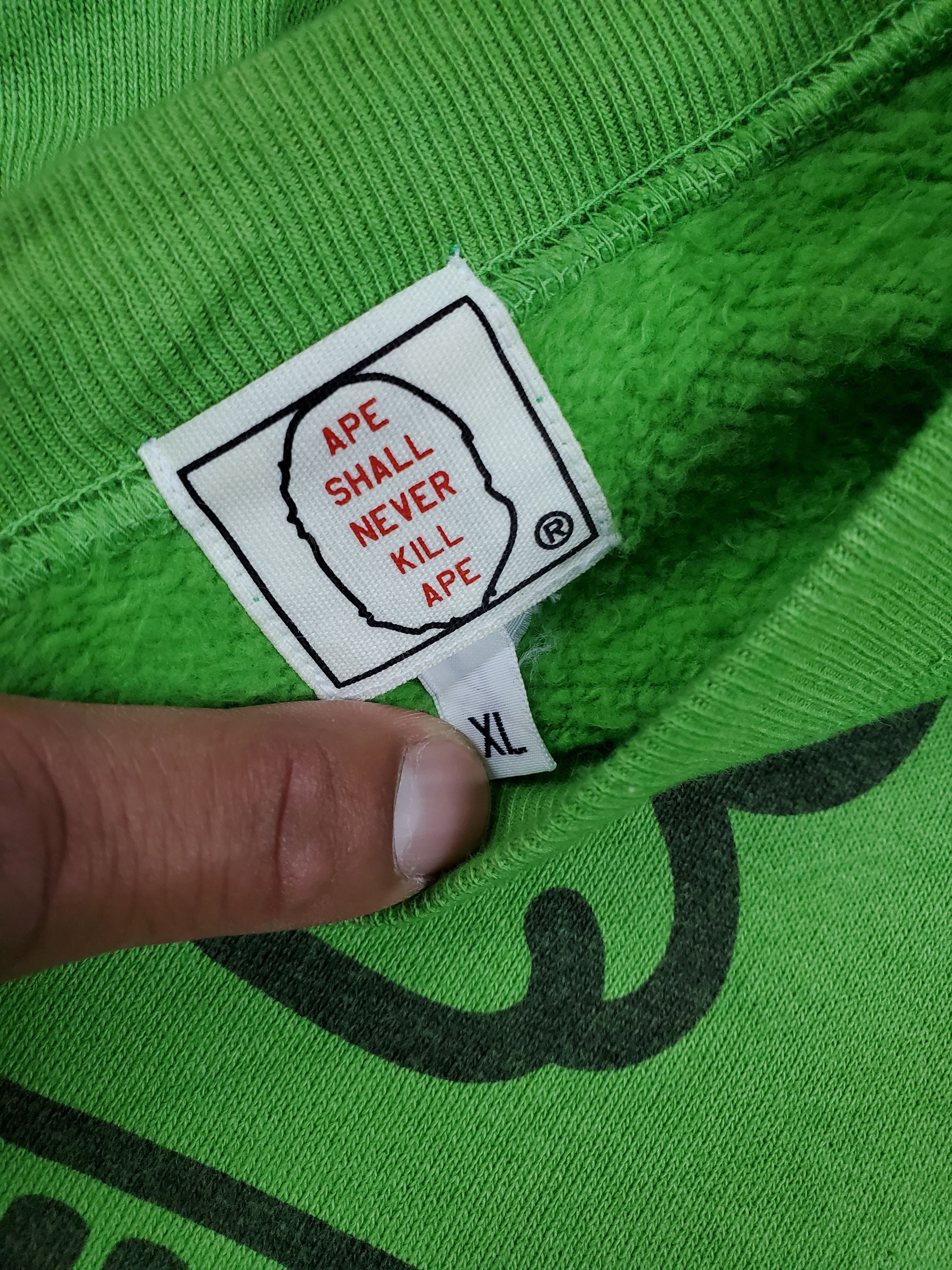 Bape × Vintage Bape Baby Milo Footrooper Sweatshirt Size US L / EU 52-54 / 3 - 10 Thumbnail