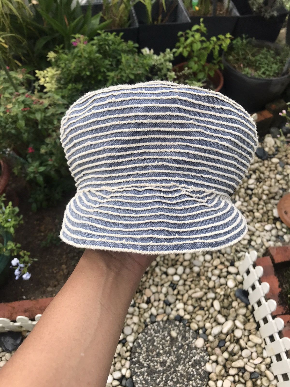Japanese Brand AUTHENTIC SPIRAL DENIM CAP HAT BY NATURE / SOTA Size ONE SIZE - 2 Thumbnail