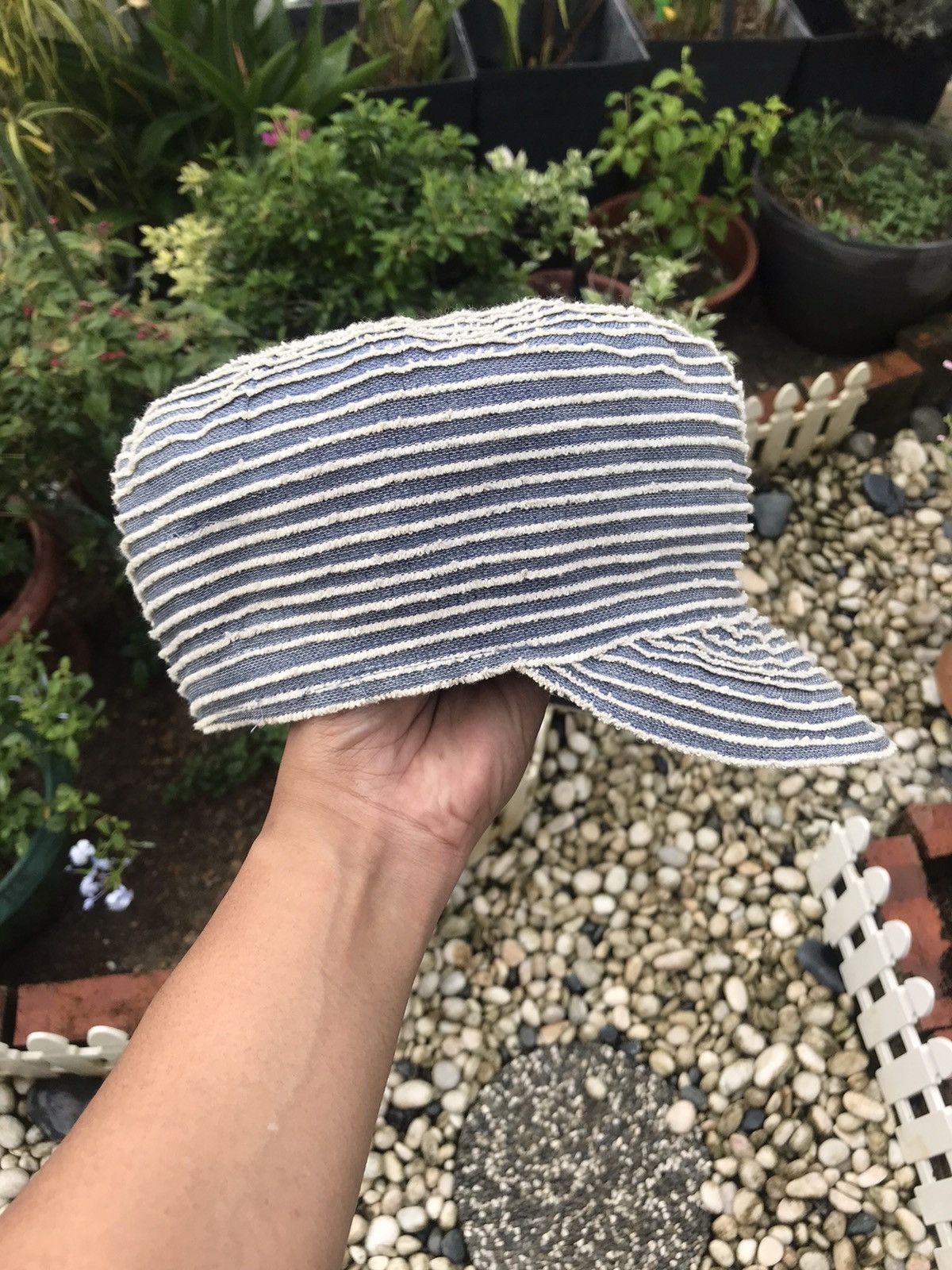 Japanese Brand AUTHENTIC SPIRAL DENIM CAP HAT BY NATURE / SOTA Size ONE SIZE - 3 Thumbnail