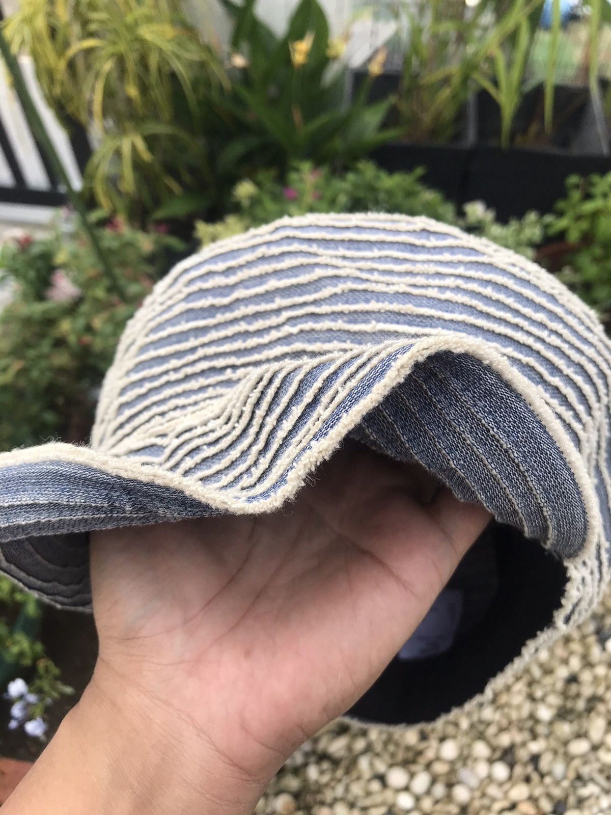 Japanese Brand AUTHENTIC SPIRAL DENIM CAP HAT BY NATURE / SOTA Size ONE SIZE - 13 Thumbnail