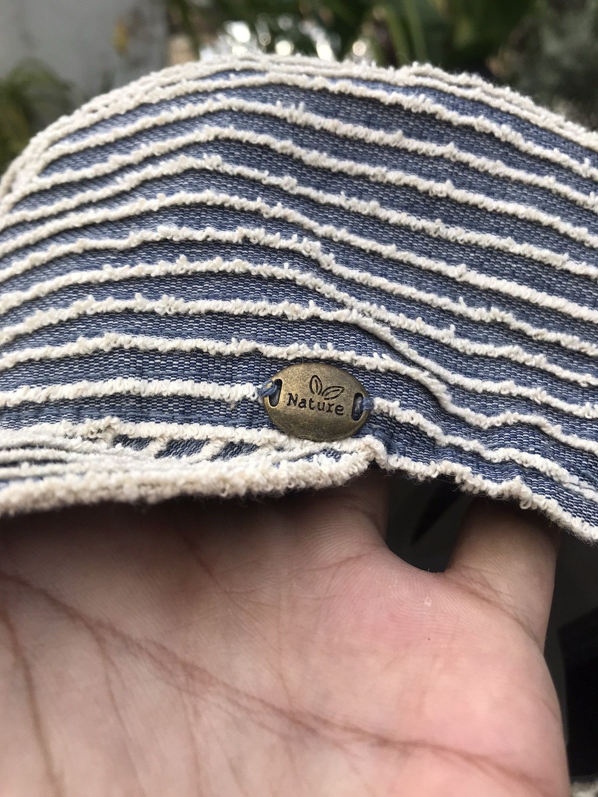 Japanese Brand AUTHENTIC SPIRAL DENIM CAP HAT BY NATURE / SOTA Size ONE SIZE - 7 Thumbnail
