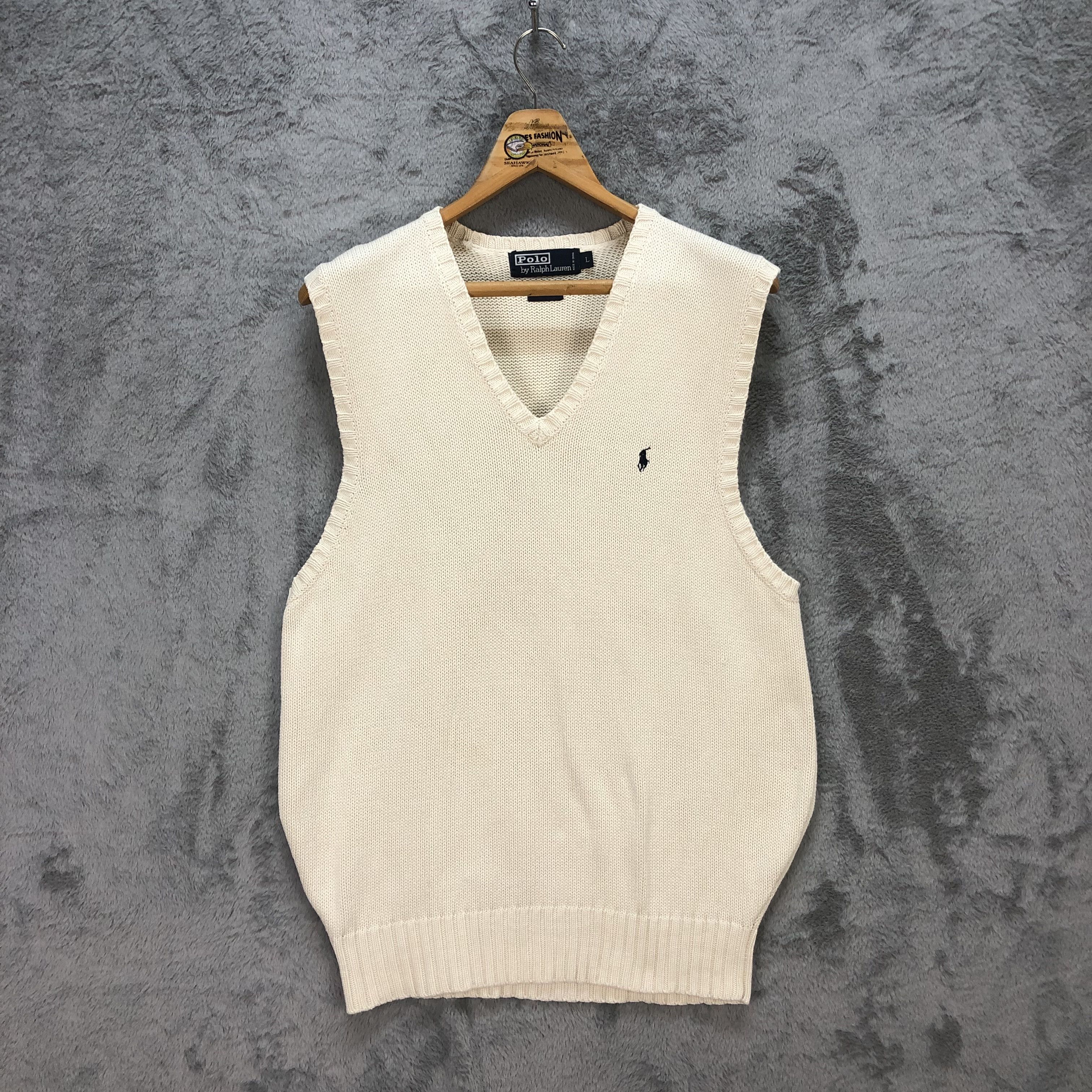Polo Ralph Lauren Polo Ralph Lauren Knitted Sleeveless Sweater #5891-42 Size US L / EU 52-54 / 3 - 1 Thumbnail